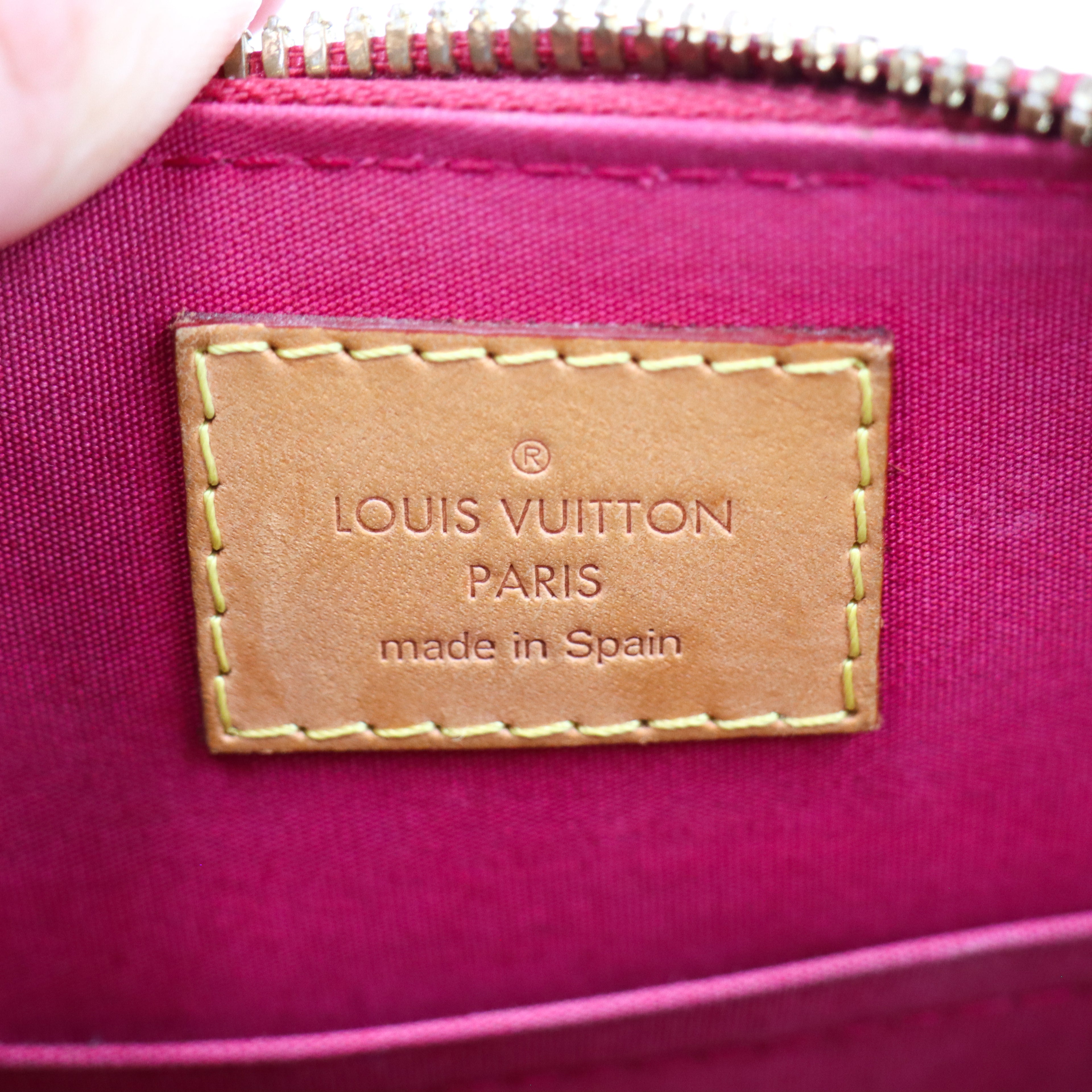 Louis Vuitton Alma BB Rot Vernis - 1167