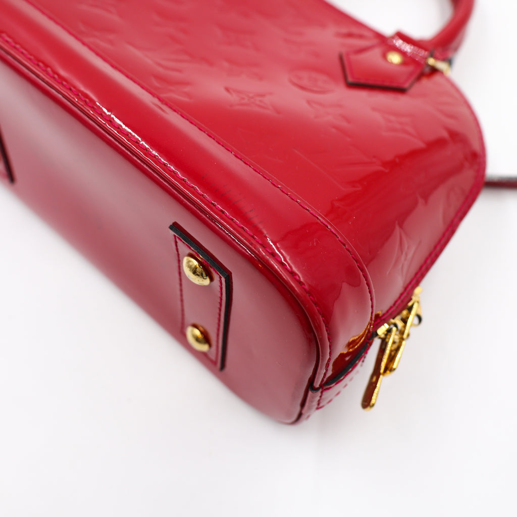 Louis Vuitton Alma BB Rot Vernis - 1167