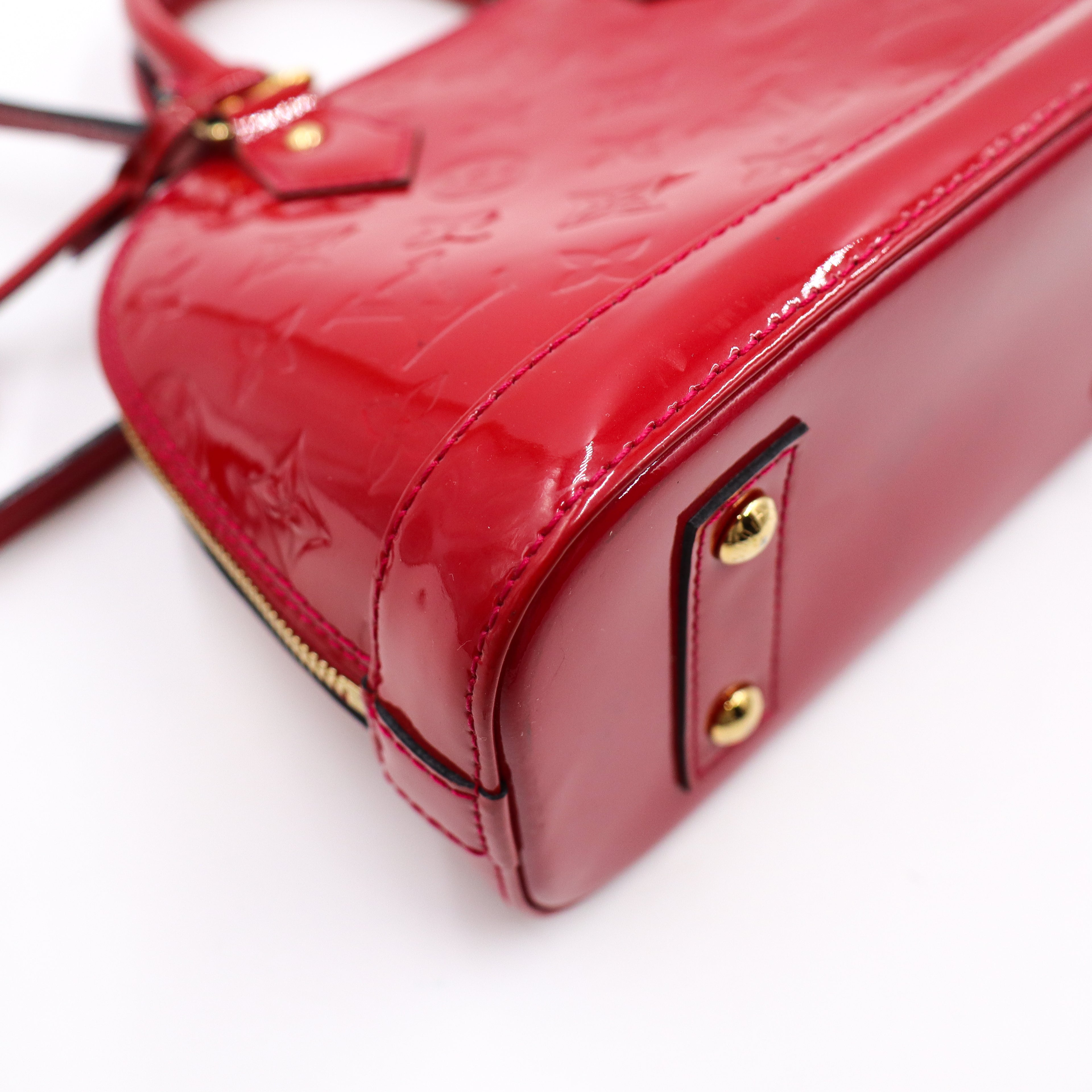 Louis Vuitton Alma BB Rot Vernis - 1167