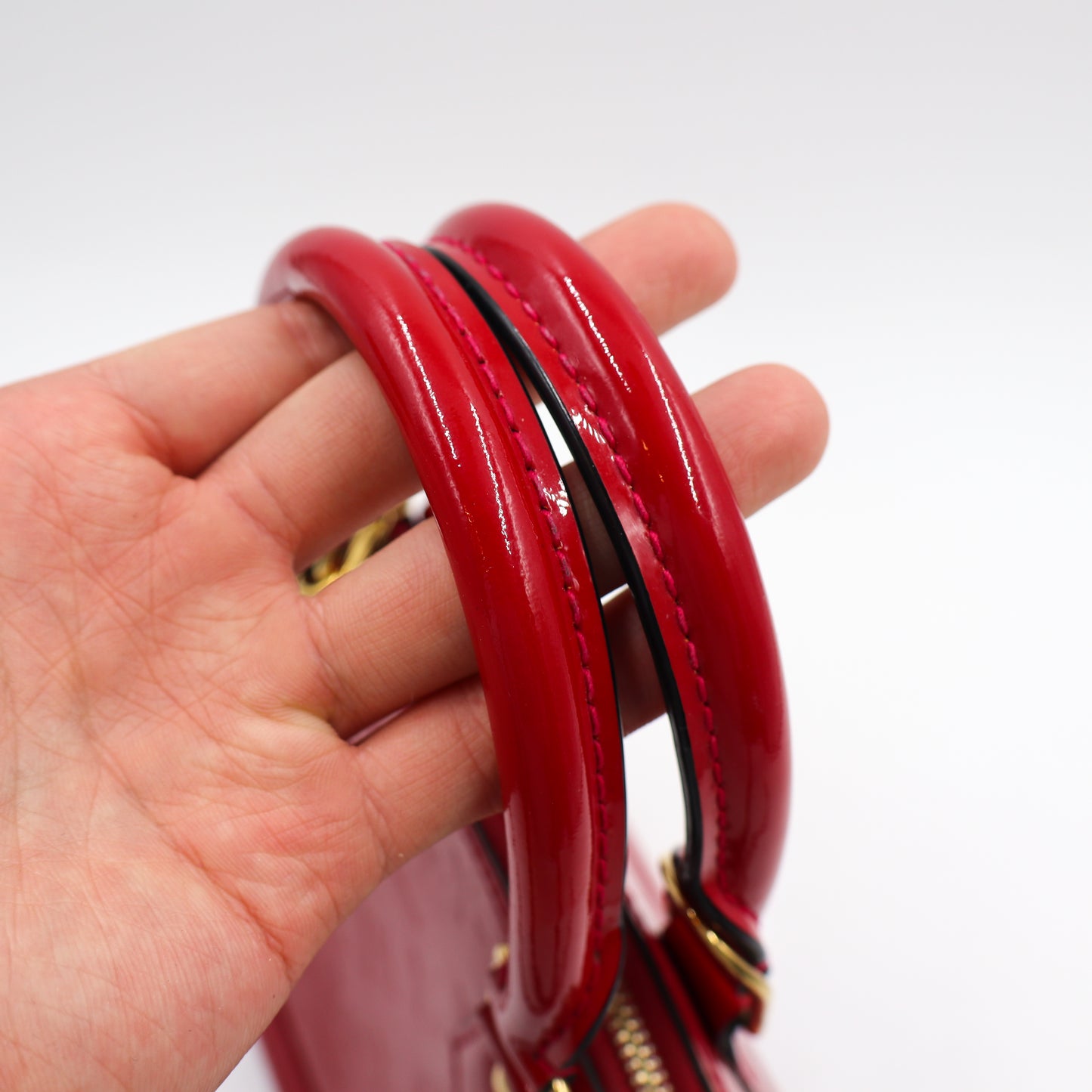 Louis Vuitton Alma BB Rot Vernis - 1167