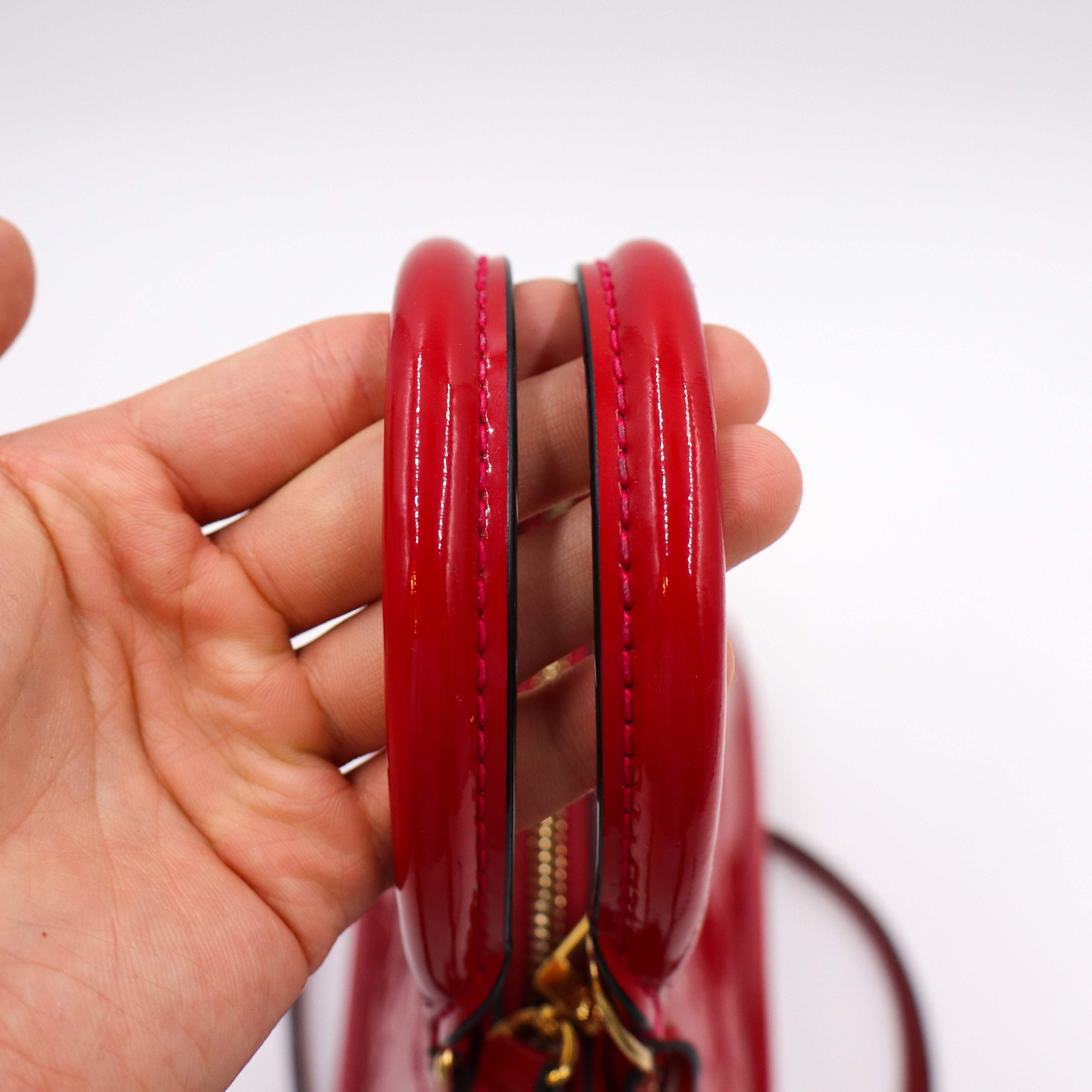 Louis Vuitton Alma BB Rot Vernis - 1167