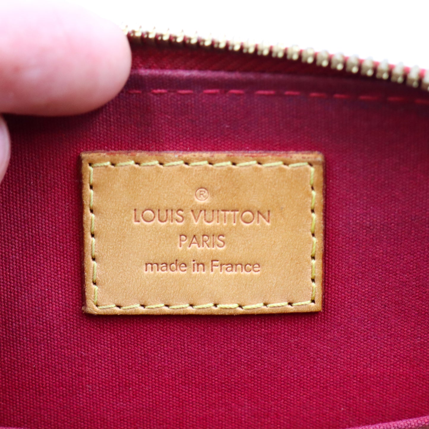 Louis Vuitton Alma BB Rot Vernis - 1164