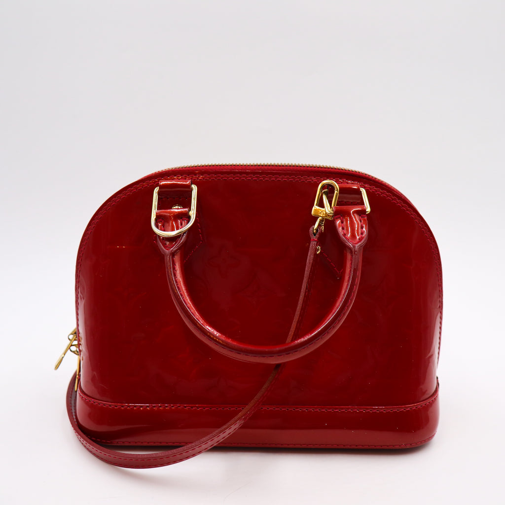 Louis Vuitton Alma BB Rot Vernis - 1164
