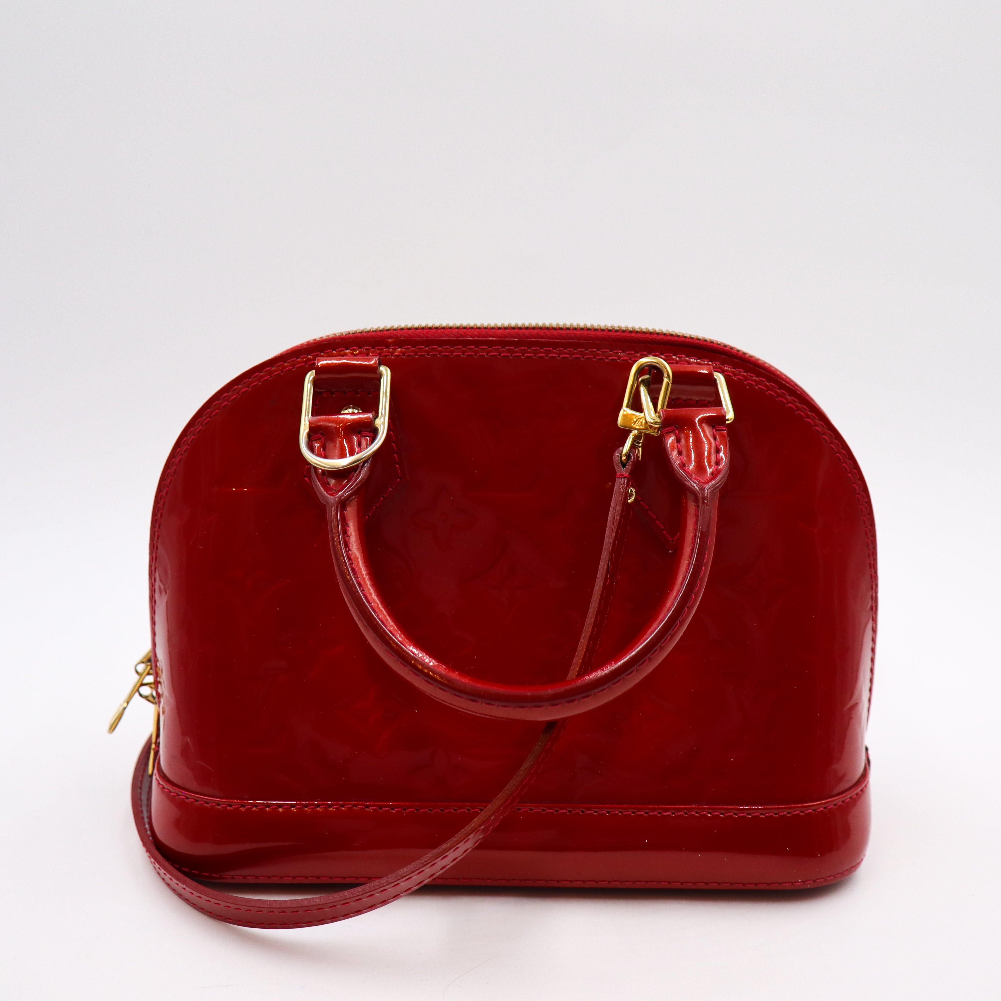 Louis Vuitton Alma BB Rot Vernis - 1164