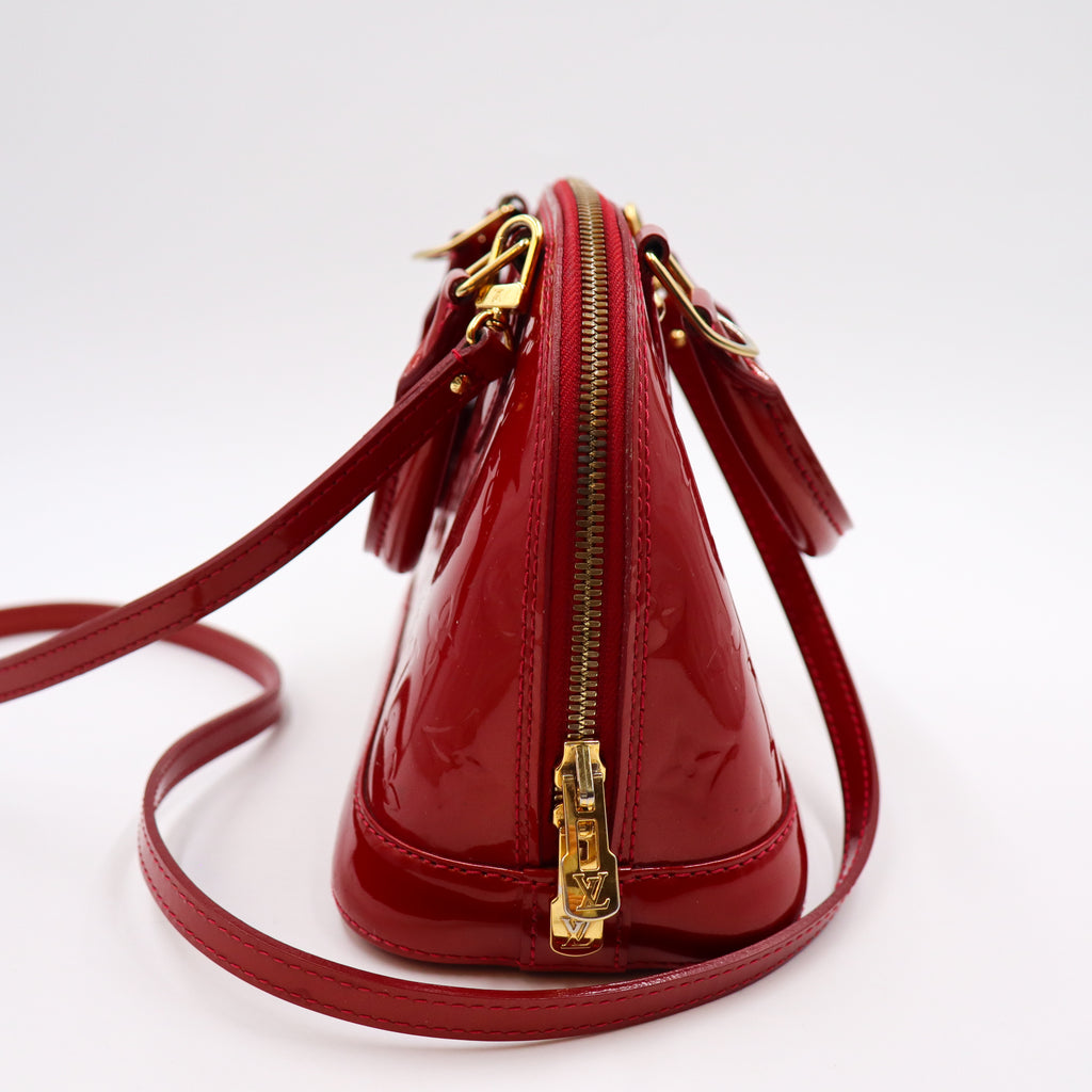 Louis Vuitton Alma BB Rot Vernis - 1164