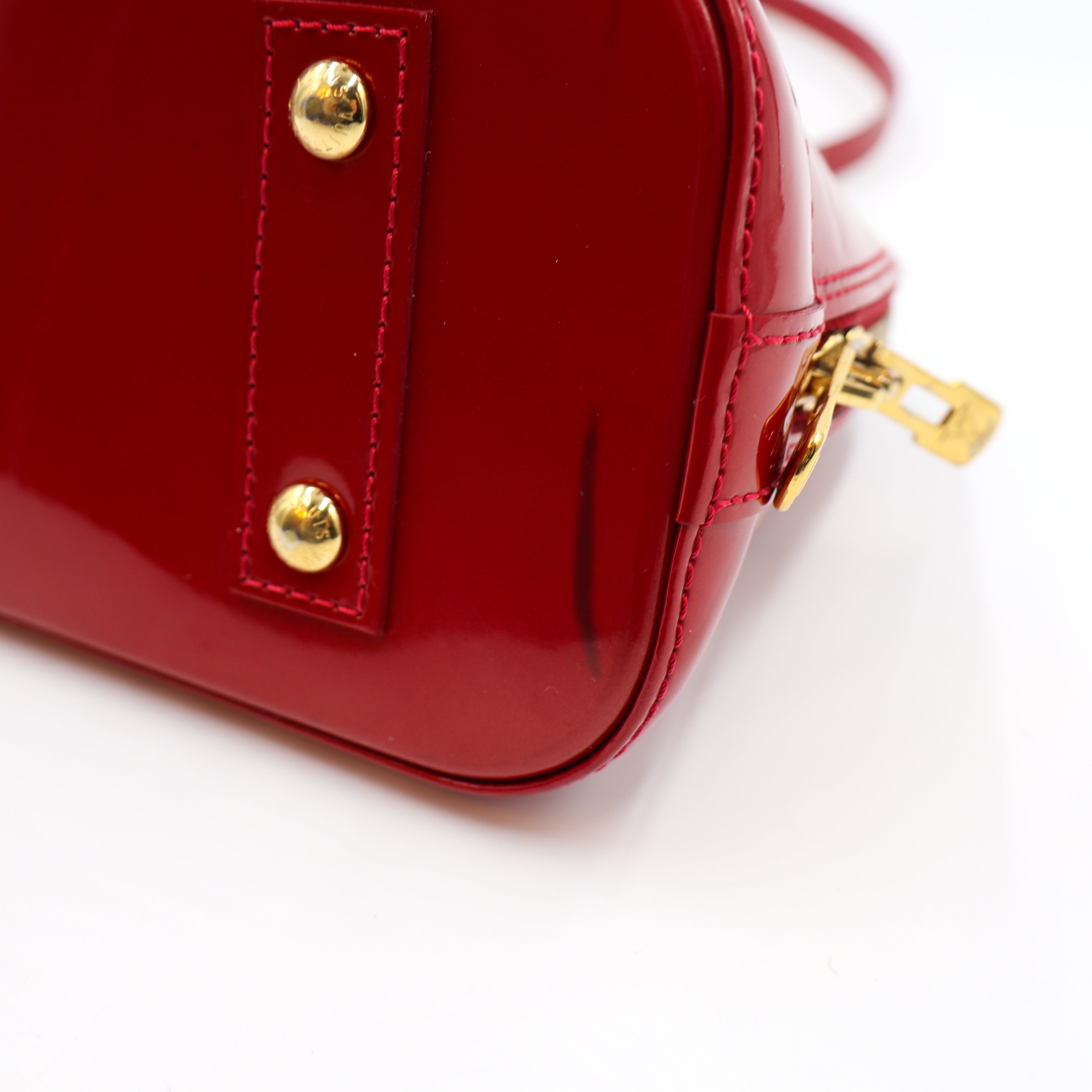 Louis Vuitton Alma BB Rot Vernis - 1164