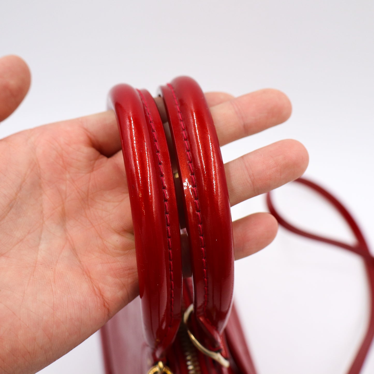 Louis Vuitton Alma BB Rot Vernis - 1164