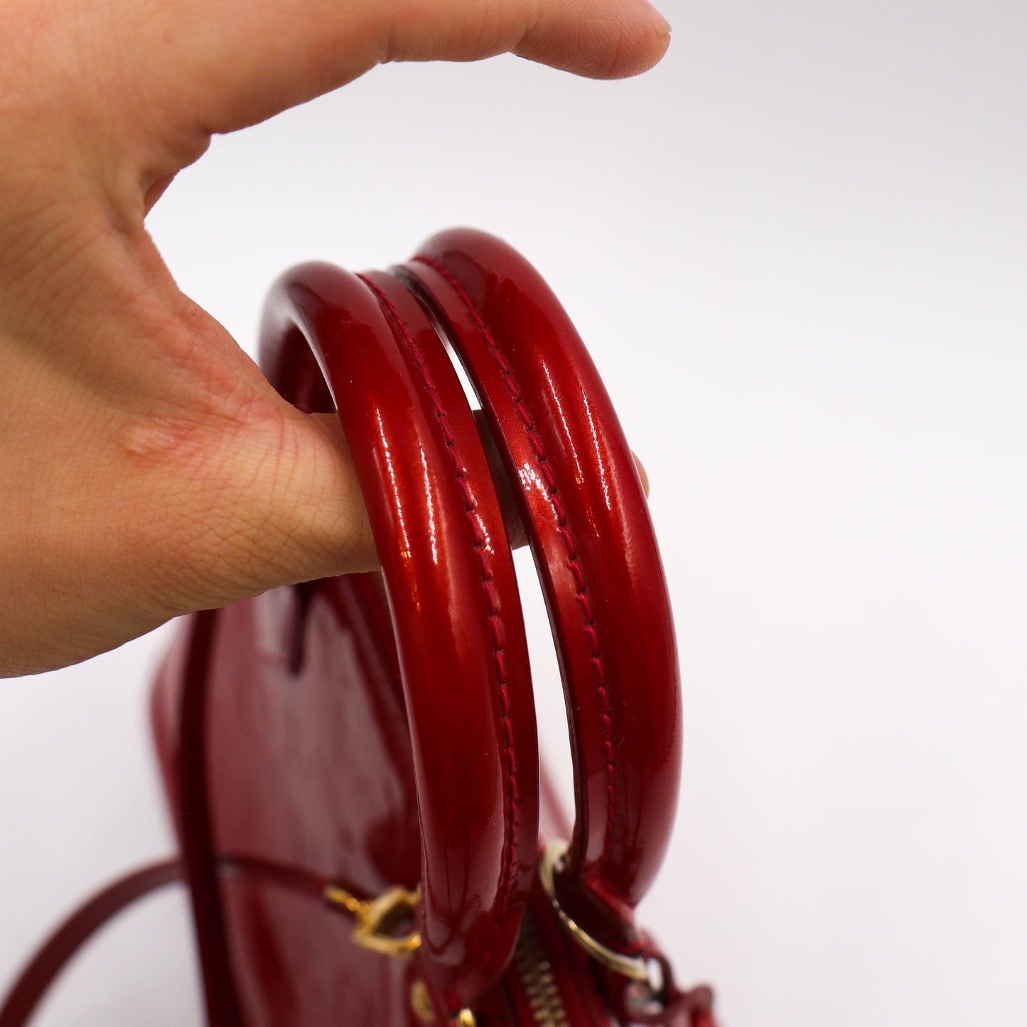 Louis Vuitton Alma BB Rot Vernis - 1164