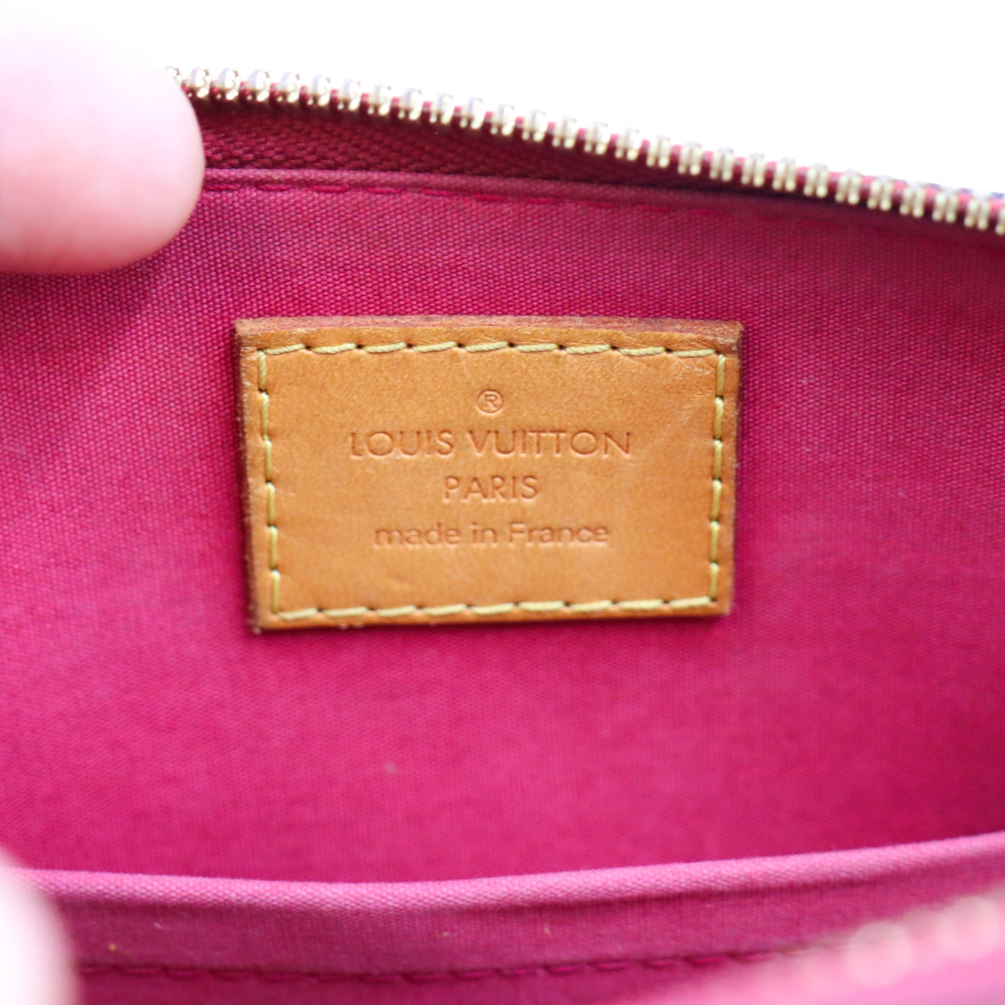 Louis Vuitton Alma BB Rot Vernis - 1166