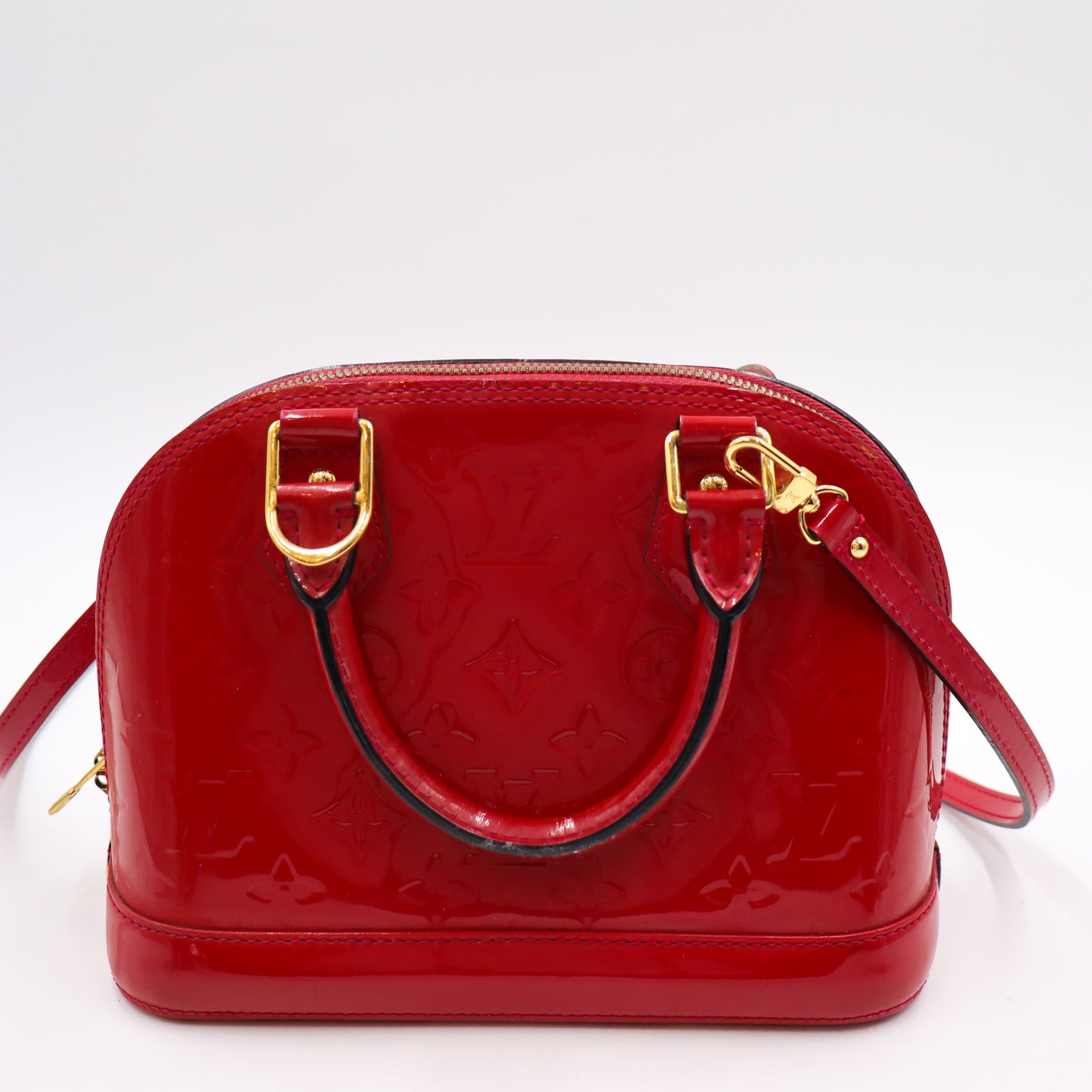Louis Vuitton Alma BB Rot Vernis - 1166