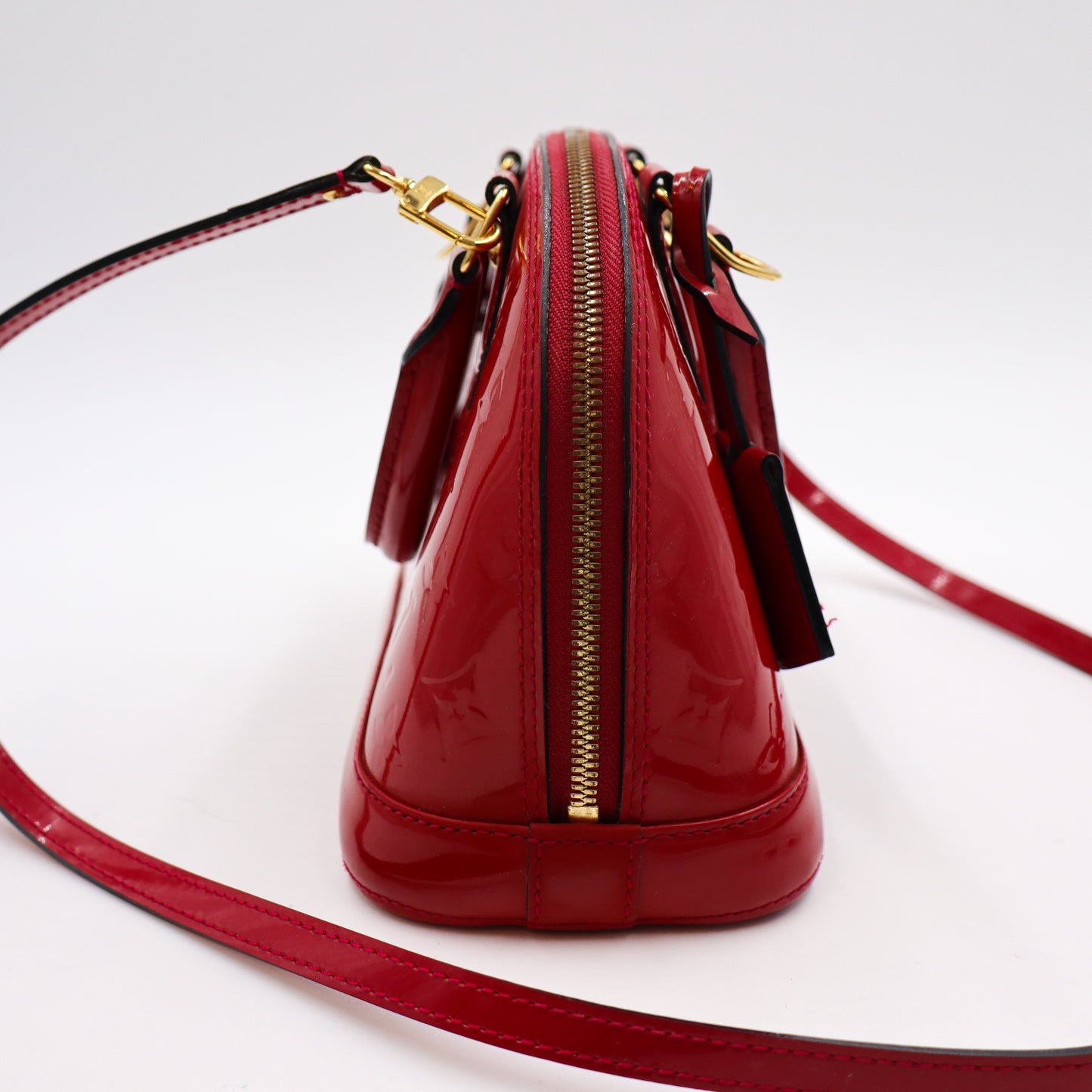 Louis Vuitton Alma BB Rot Vernis - 1166