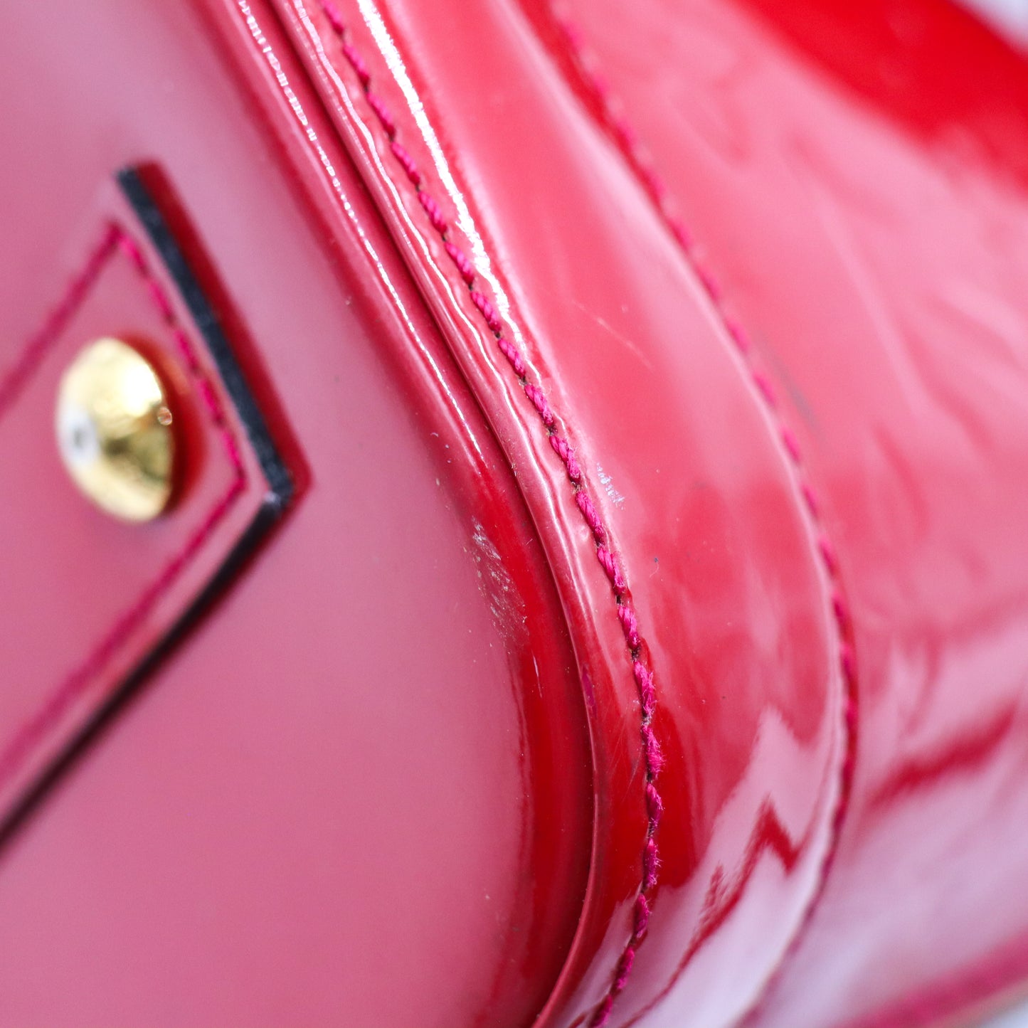 Louis Vuitton Alma BB Rot Vernis - 1166