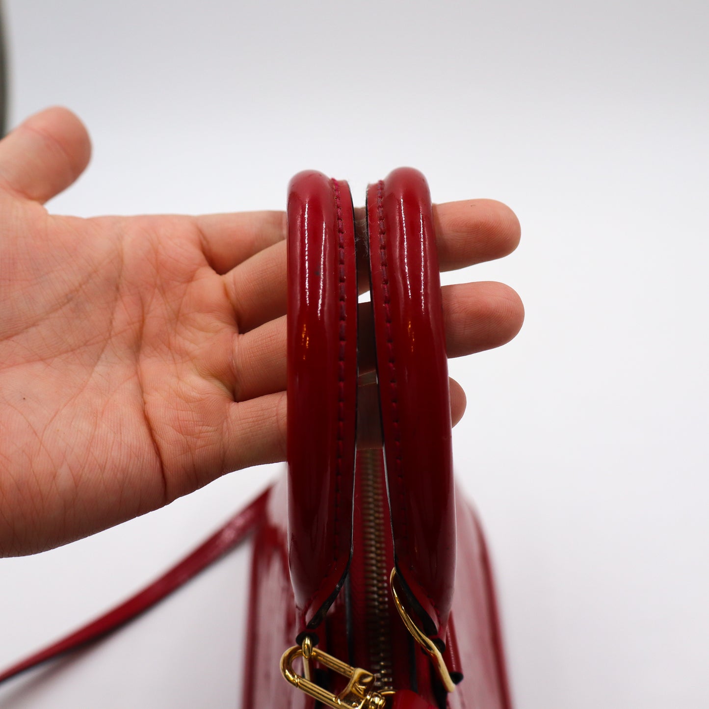 Louis Vuitton Alma BB Rot Vernis - 1166