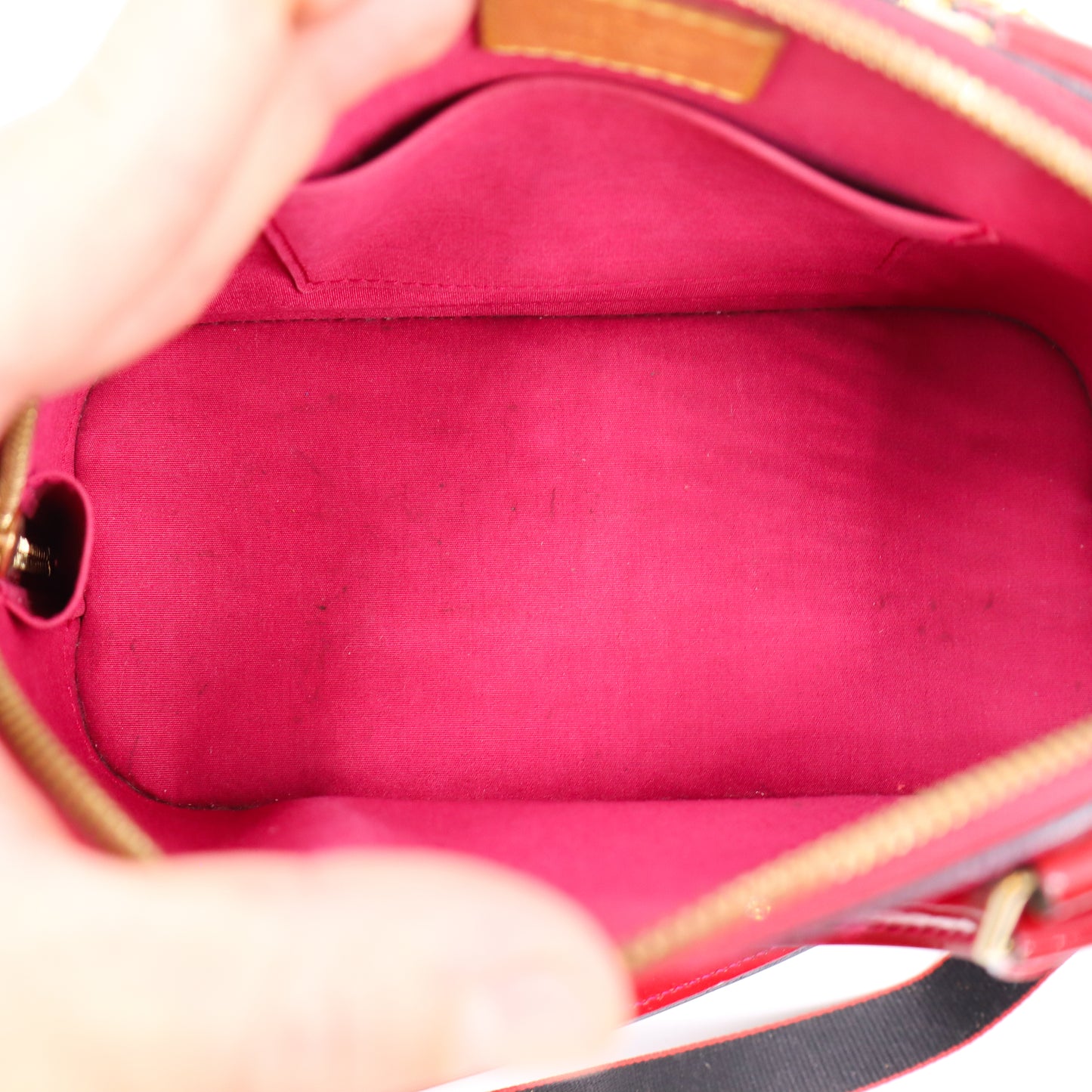 Louis Vuitton Alma BB Rot Vernis - 1168