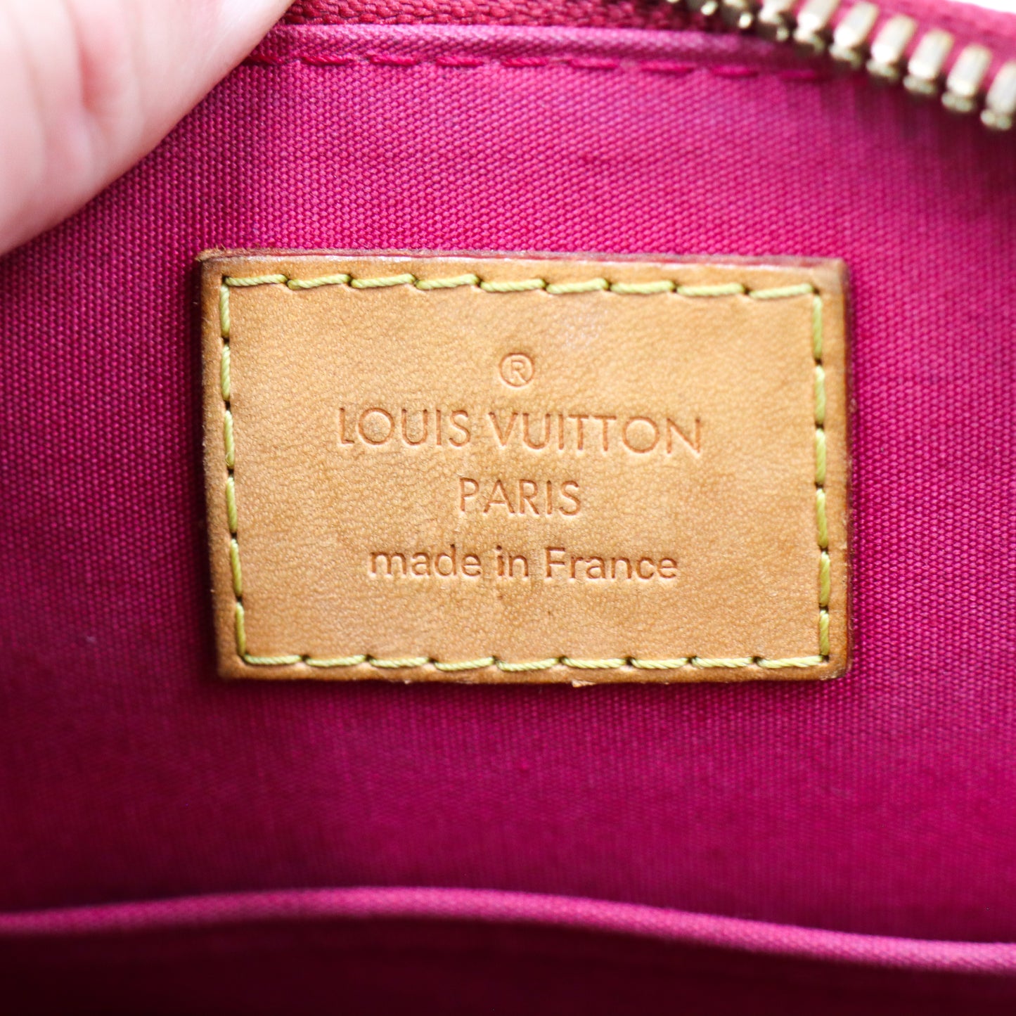 Louis Vuitton Alma BB Rot Vernis - 1168