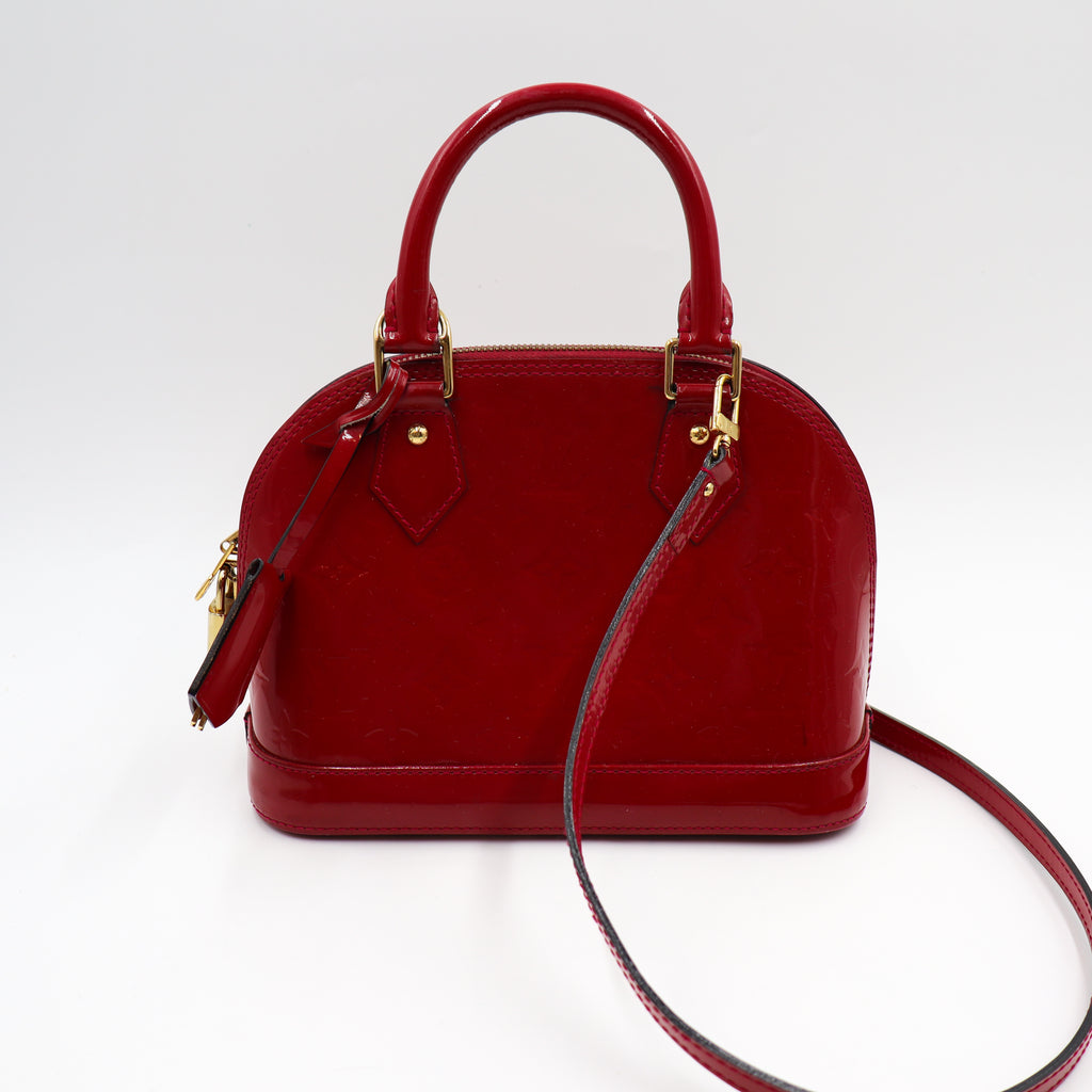 Louis Vuitton Alma BB Rot Vernis - 1168