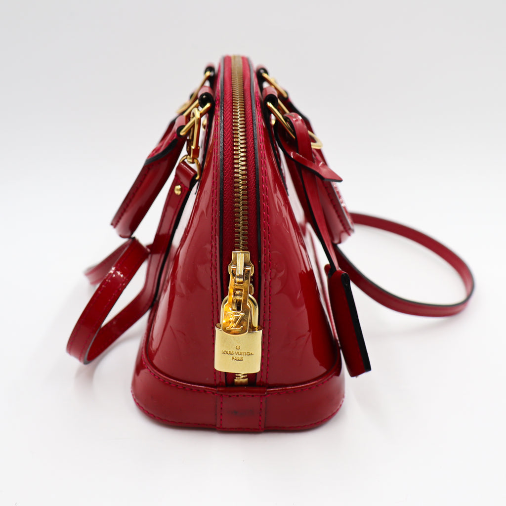 Louis Vuitton Alma BB Rot Vernis - 1168