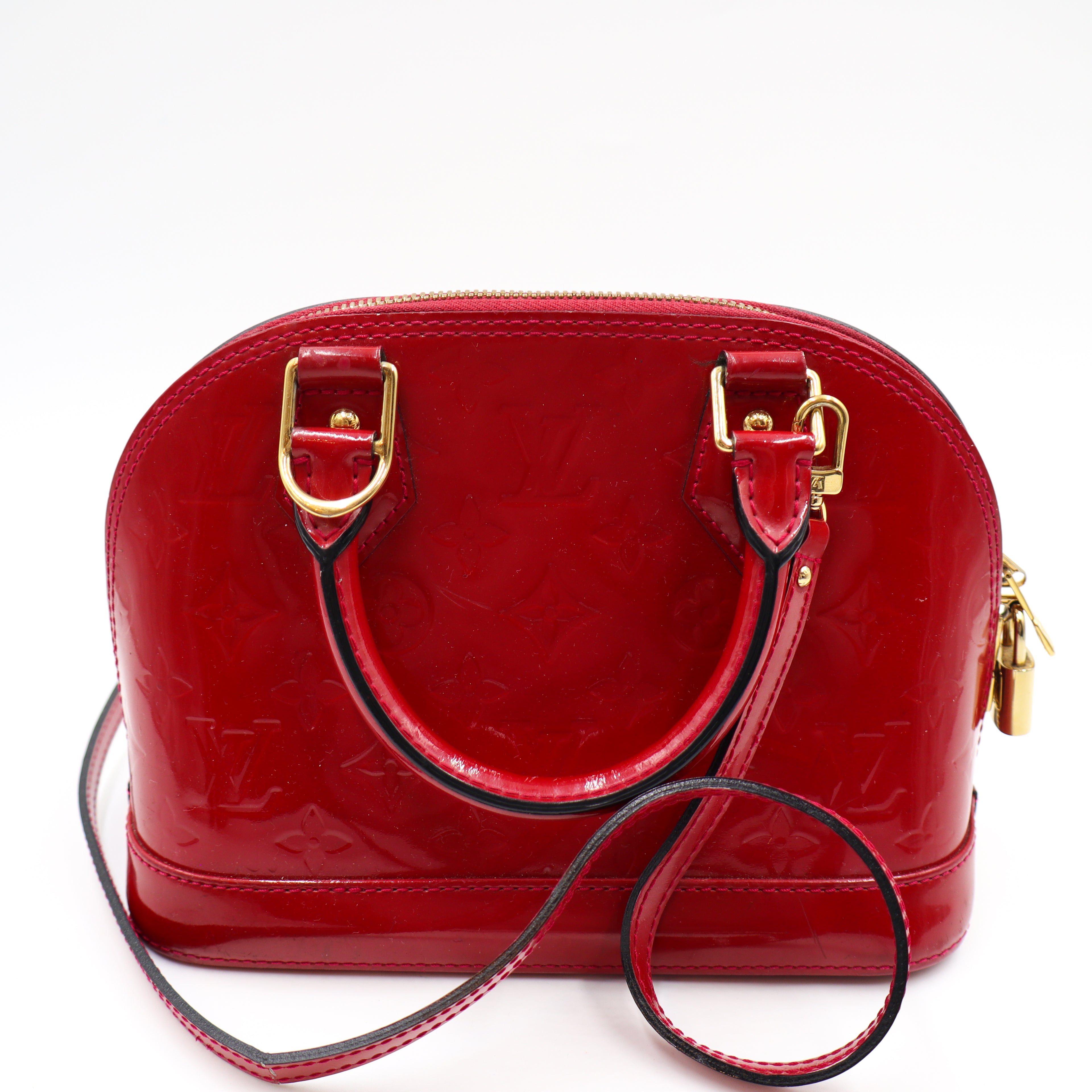 Louis Vuitton Alma BB Rot Vernis - 1168