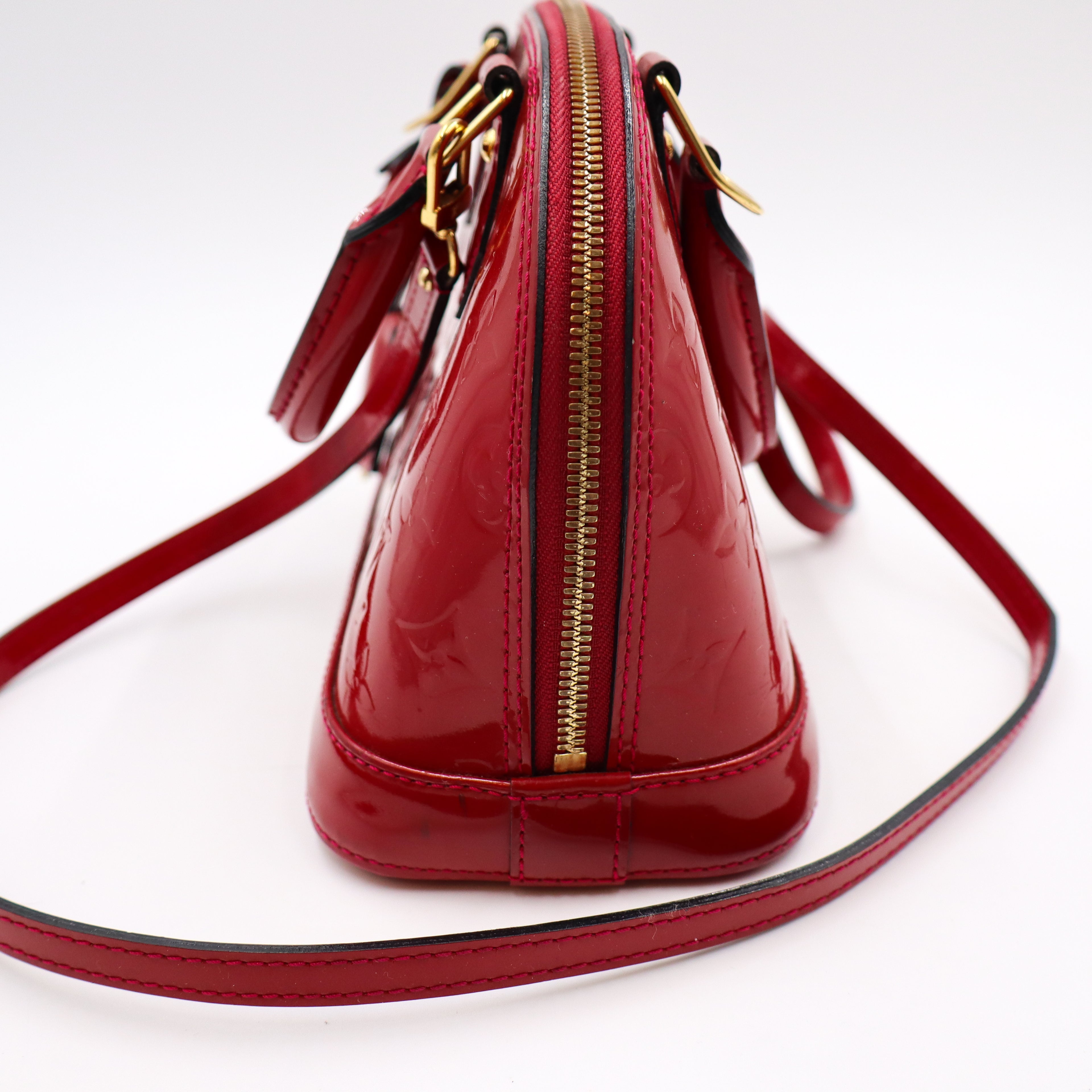 Louis Vuitton Alma BB Rot Vernis - 1168