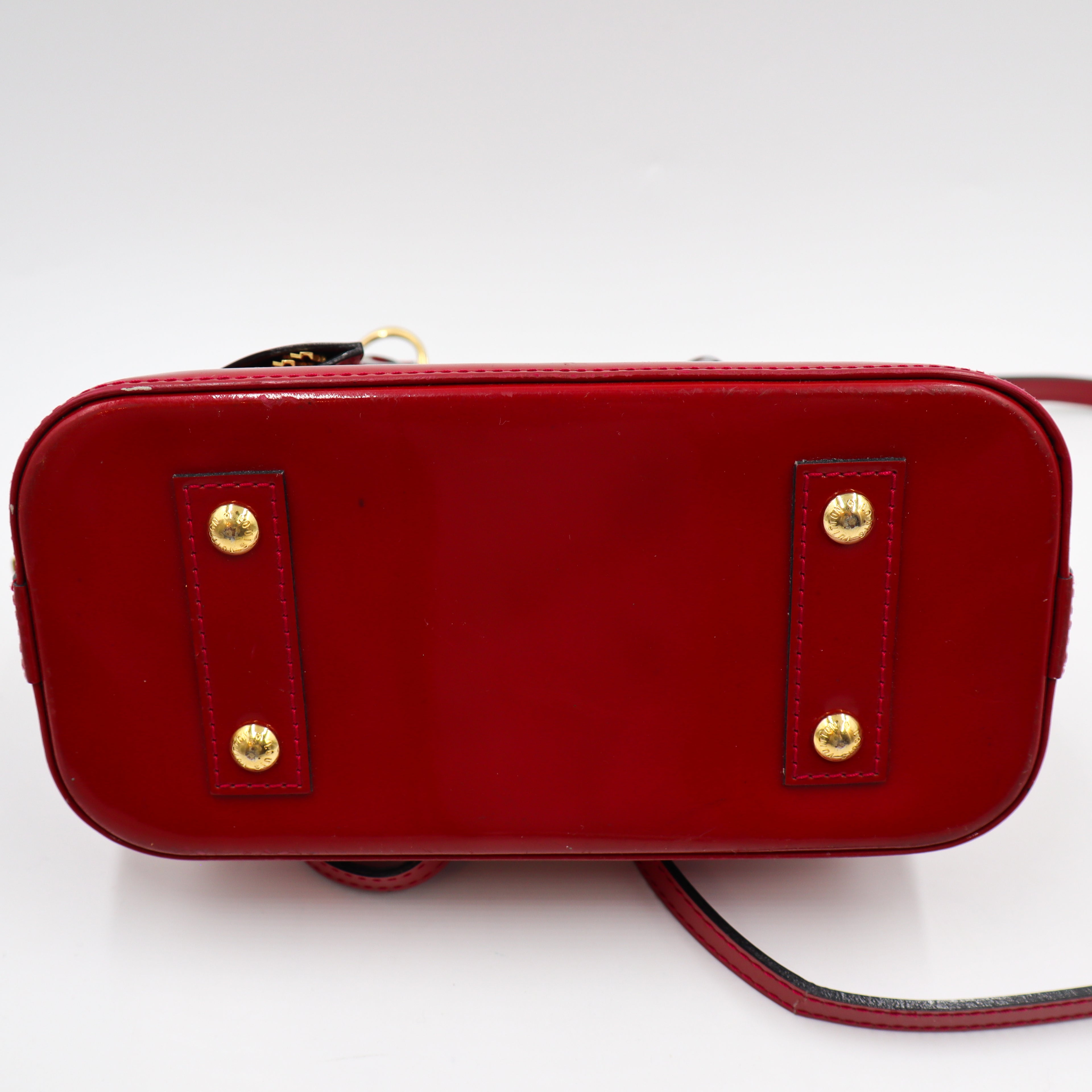 Louis Vuitton Alma BB Rot Vernis - 1168