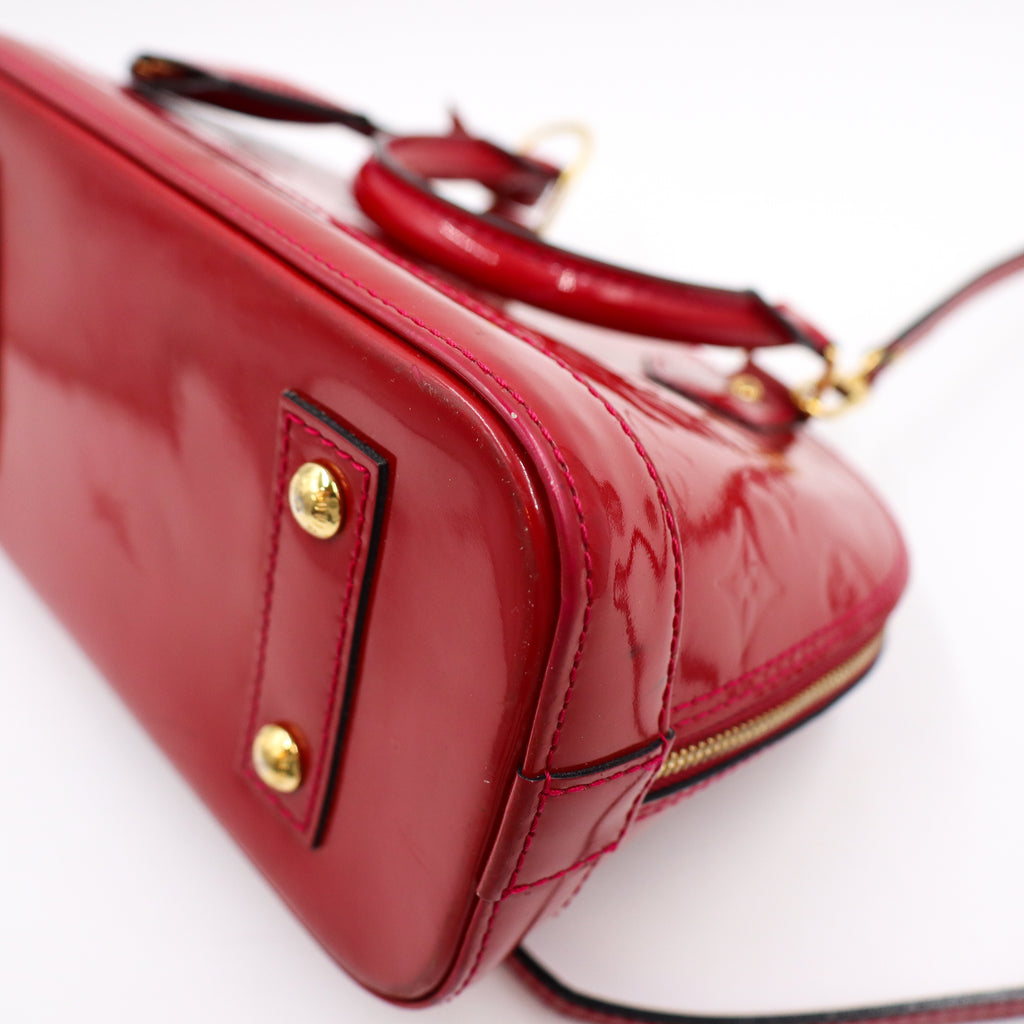 Louis Vuitton Alma BB Rot Vernis - 1168