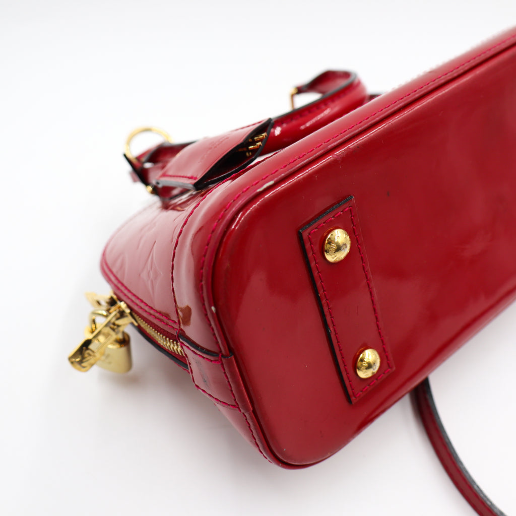 Louis Vuitton Alma BB Rot Vernis - 1168