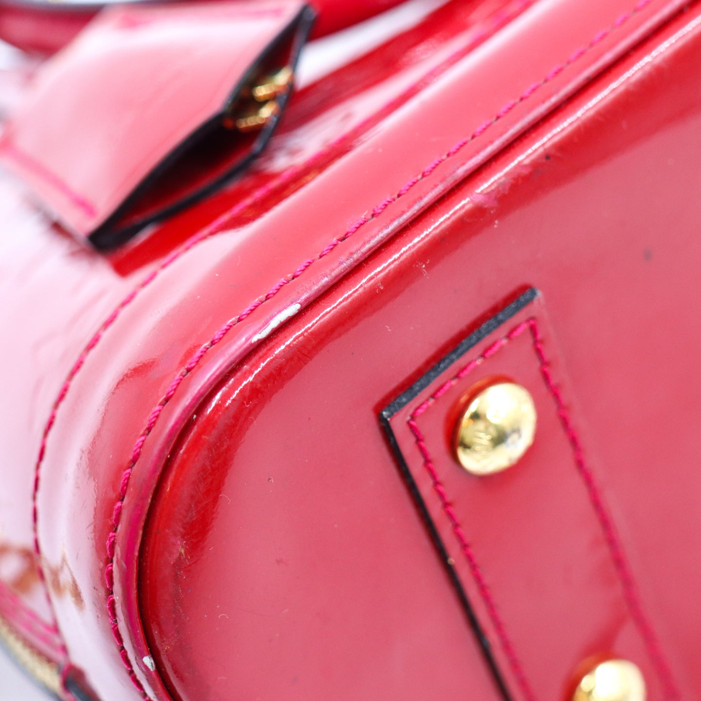 Louis Vuitton Alma BB Rot Vernis - 1168