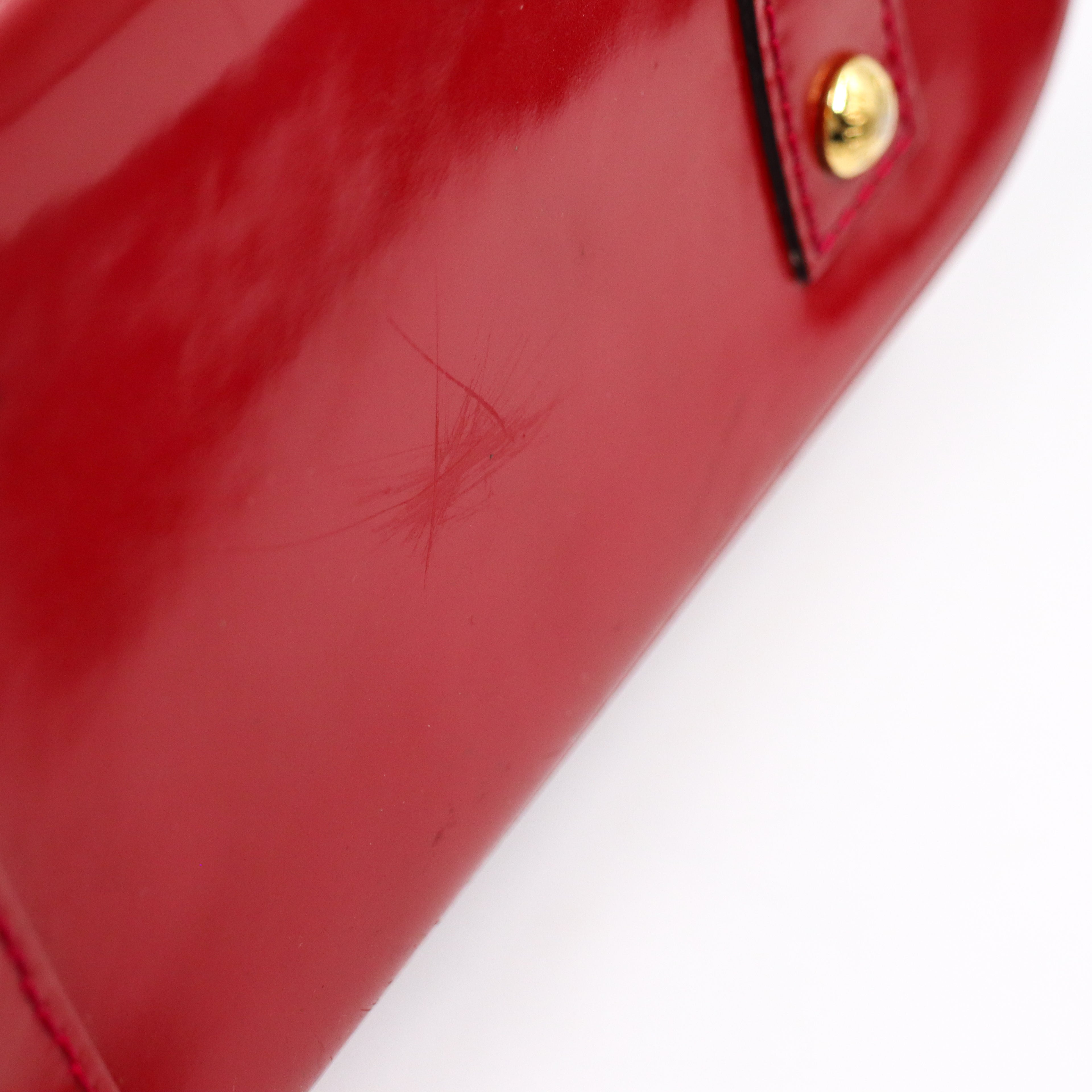 Louis Vuitton Alma BB Rot Vernis - 1168