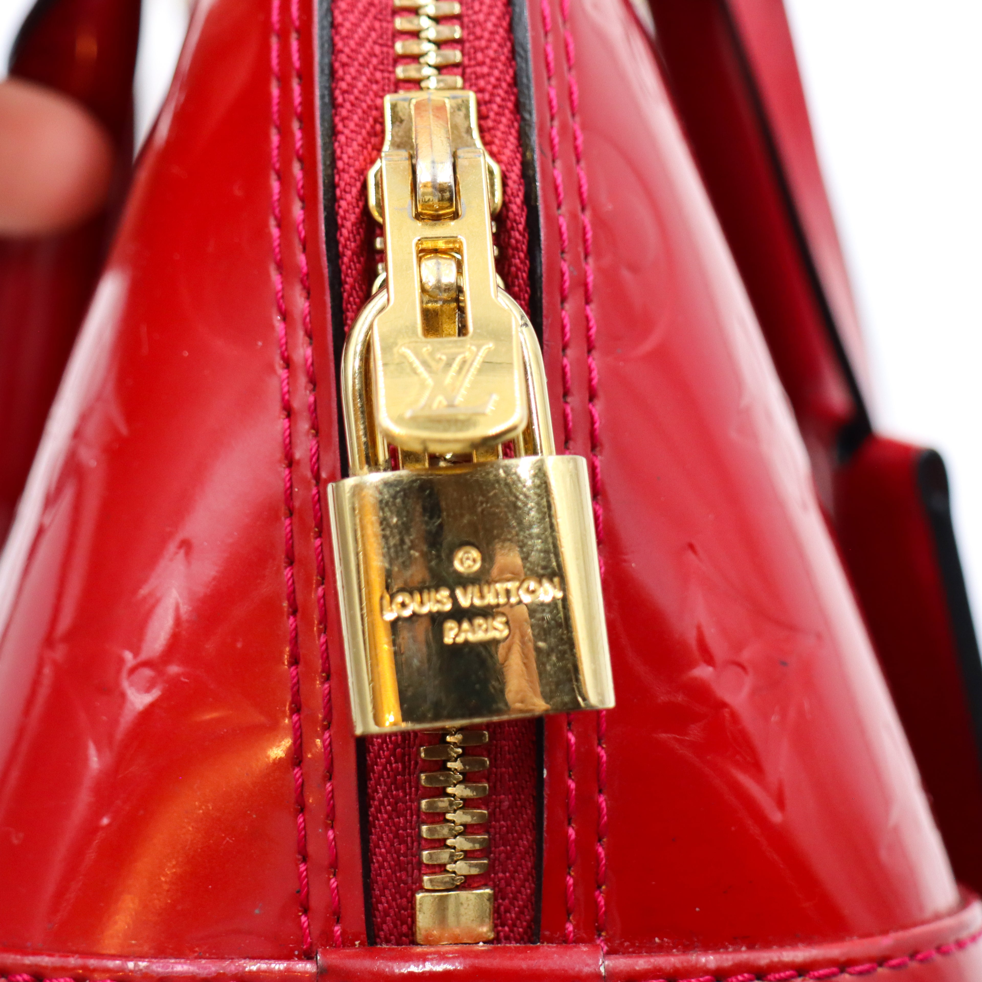 Louis Vuitton Alma BB Rot Vernis - 1168