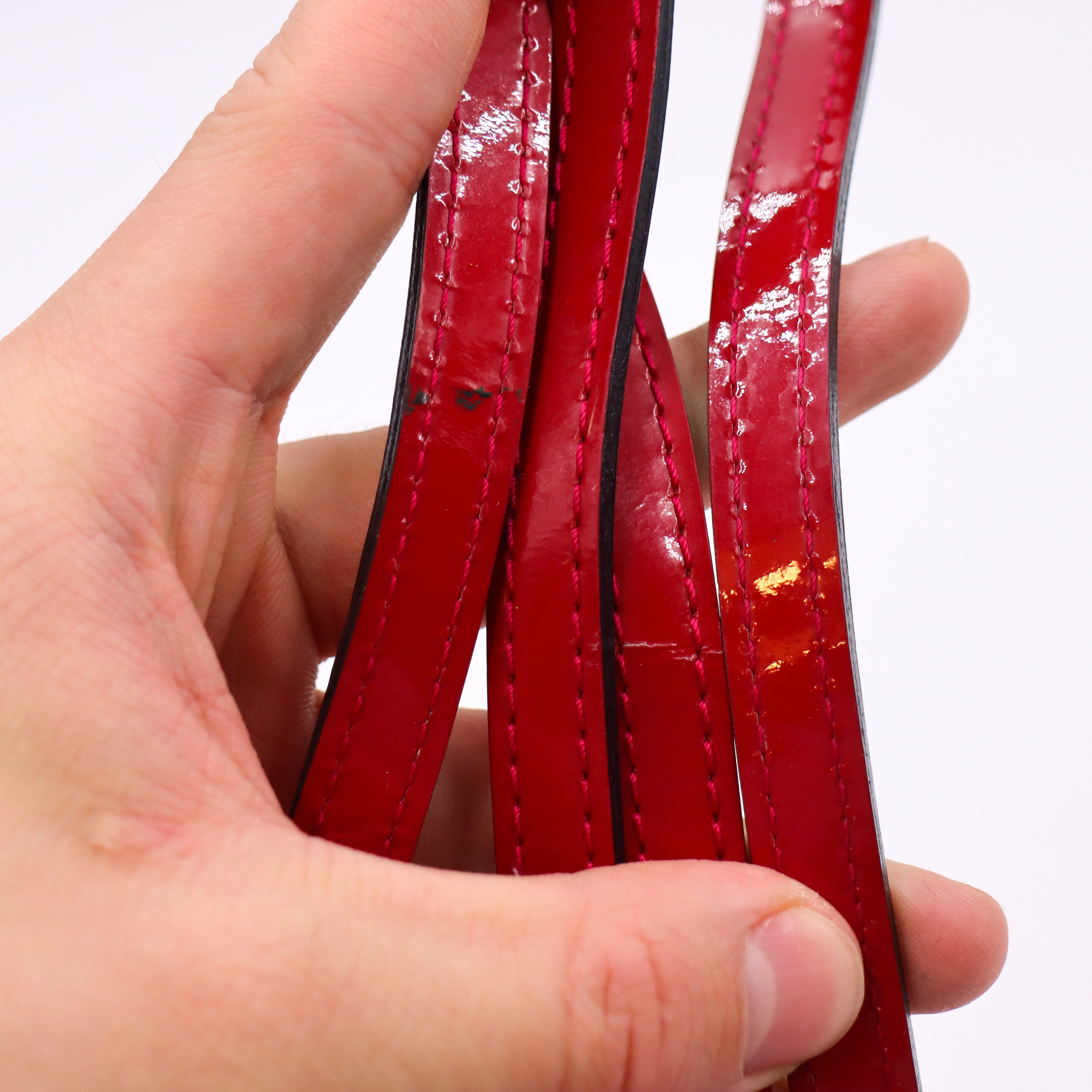 Louis Vuitton Alma BB Rot Vernis - 1168