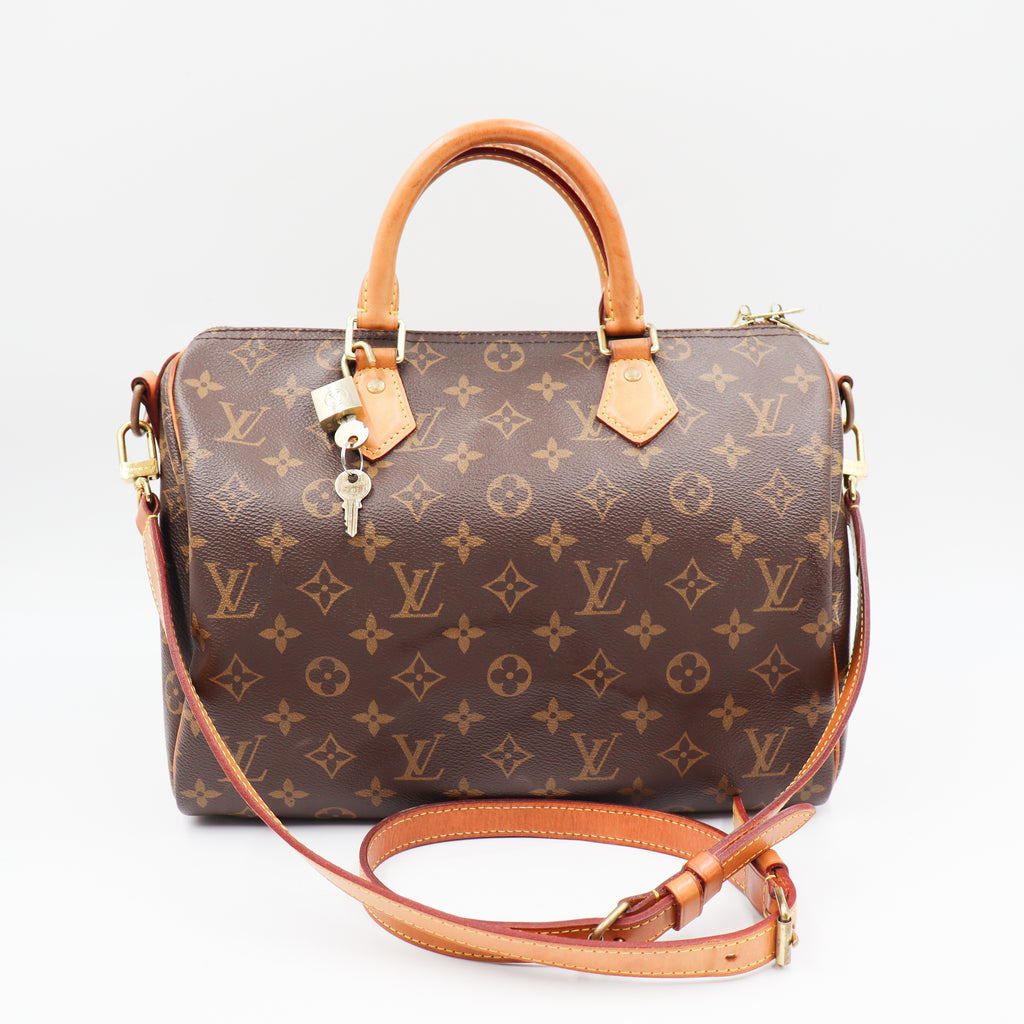 Louis Vuitton Speedy 30 Bandouliere Monogramm - 1218