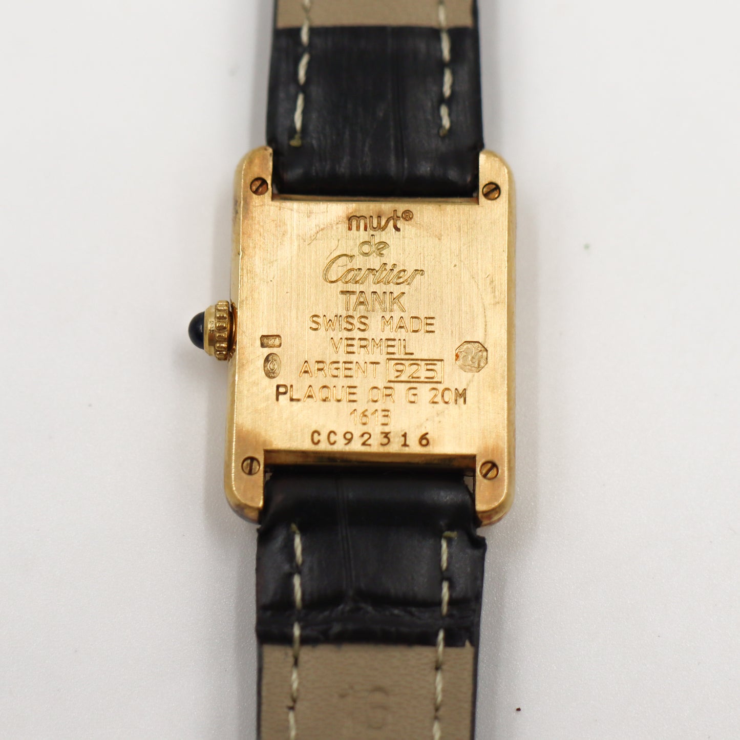 Cartier Tank Must Vermeil 925 - 672