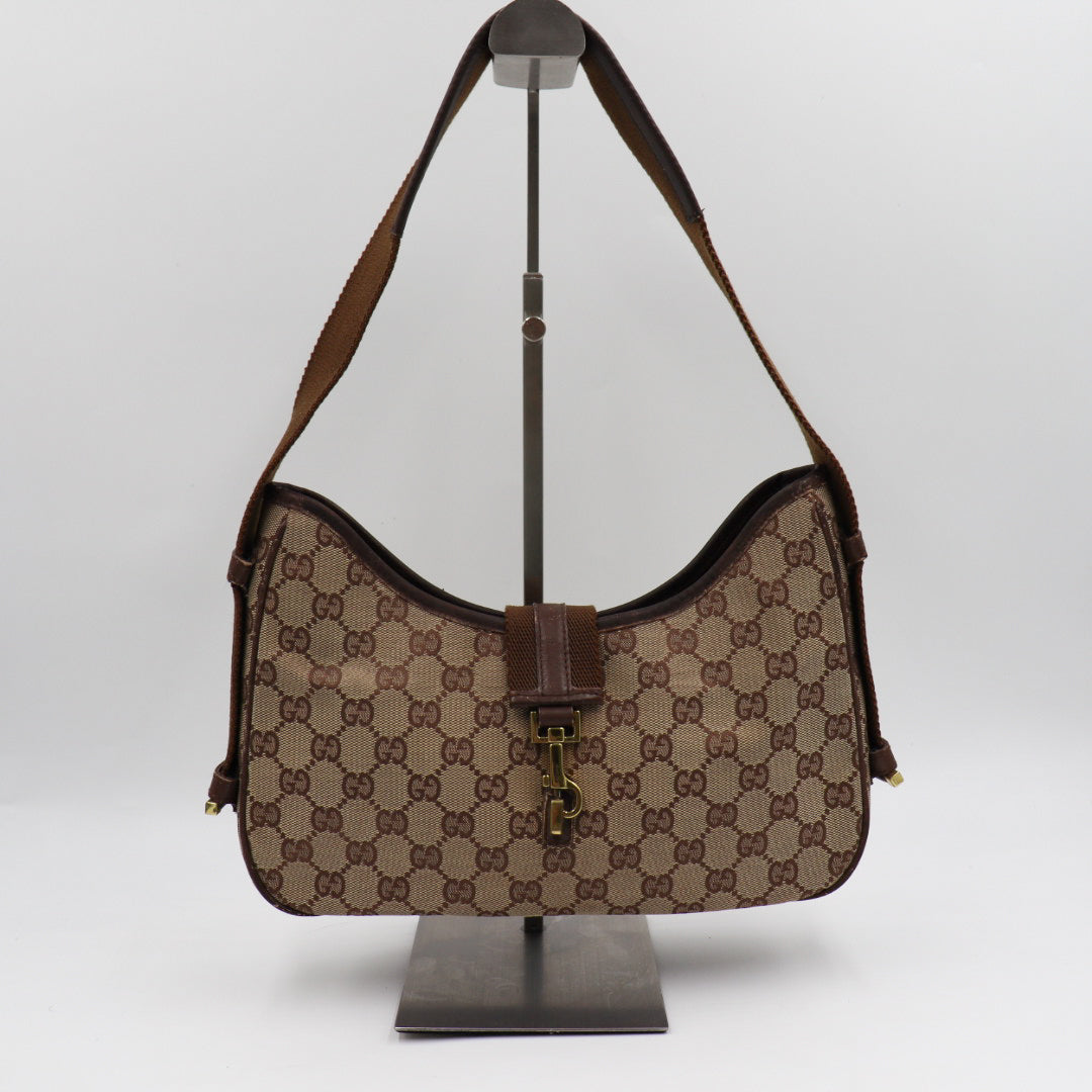 Gucci Jackie Canvas Hobo Monogramm