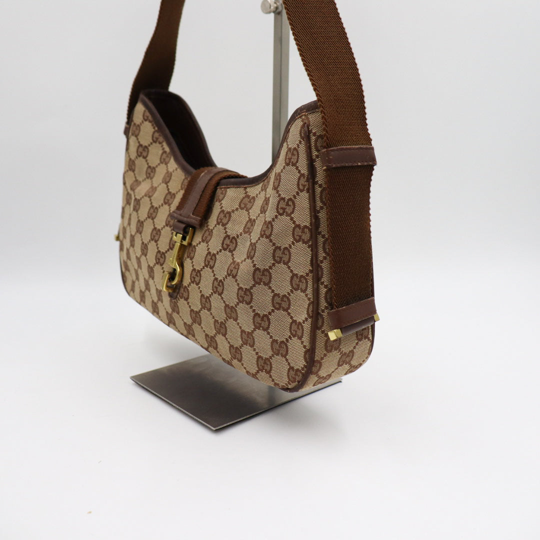 Gucci Jackie Canvas Hobo Monogramm