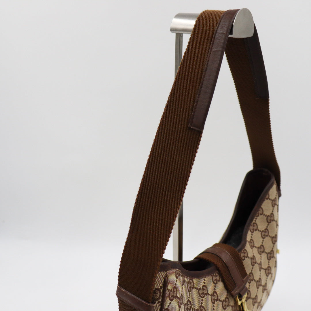 Gucci Jackie Canvas Hobo Monogramm