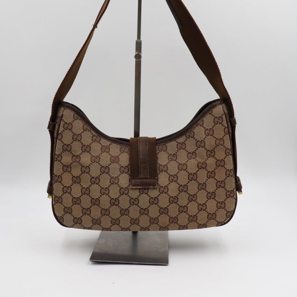 Gucci Jackie Canvas Hobo Monogramm