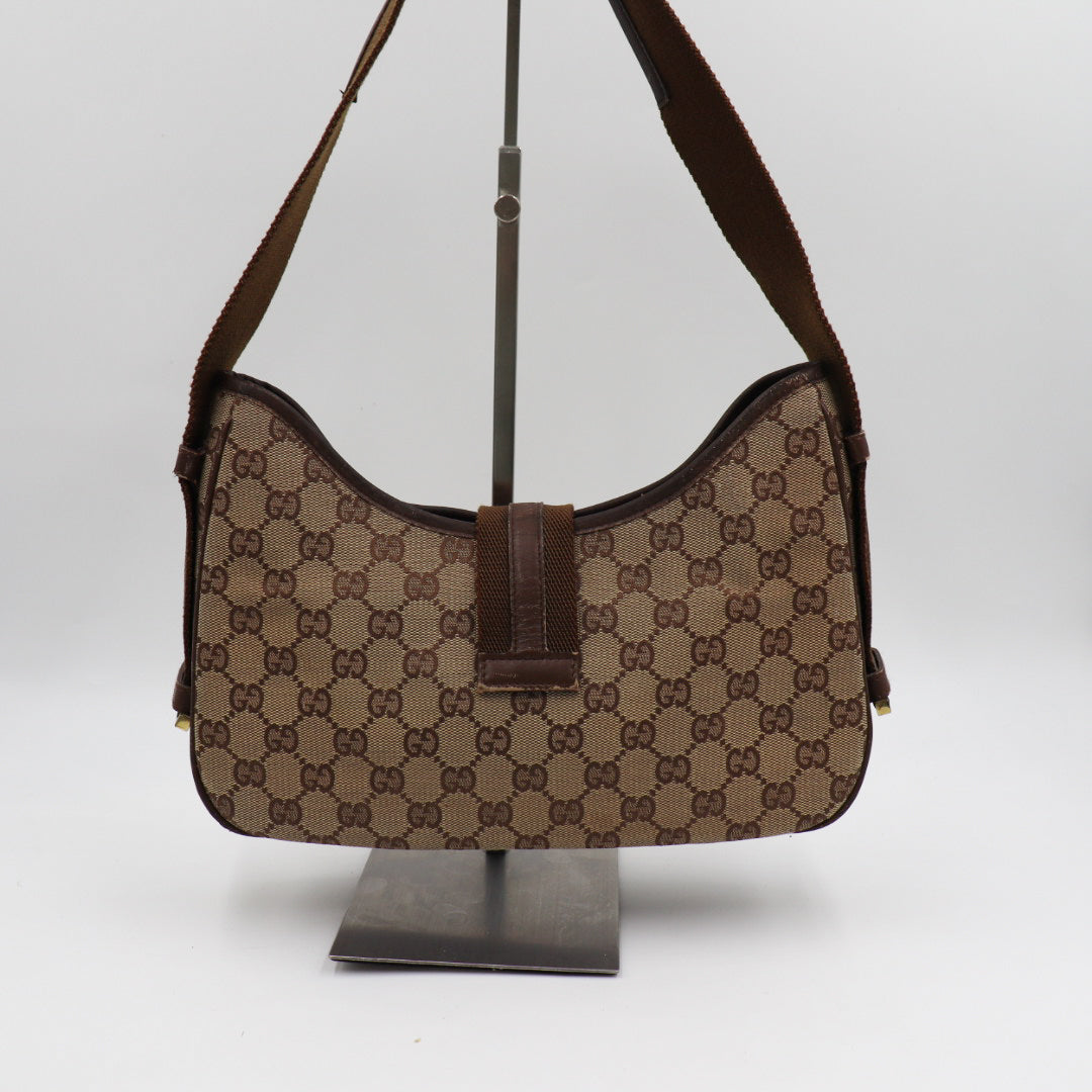 Gucci Jackie Canvas Hobo Monogramm