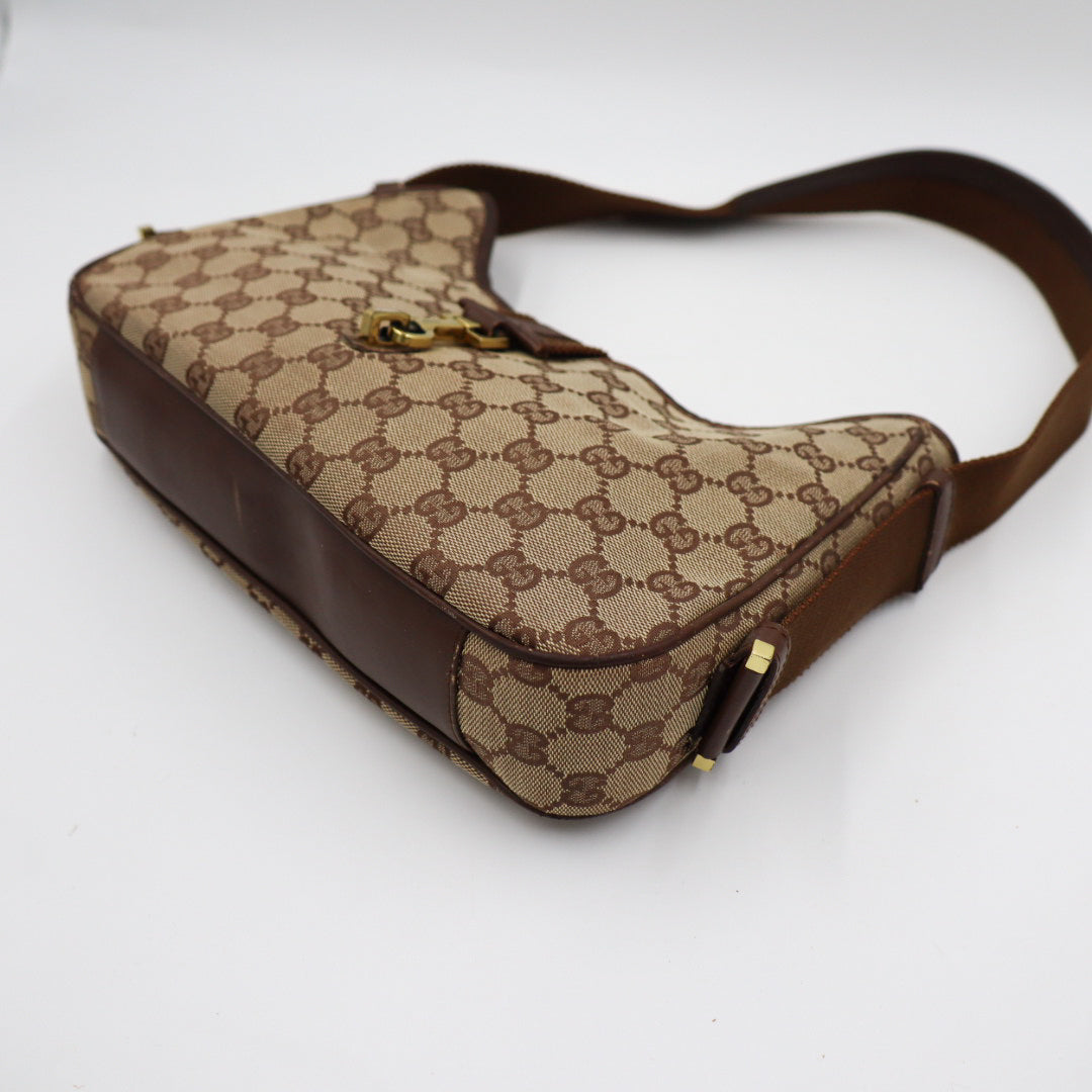 Gucci Jackie Canvas Hobo Monogramm