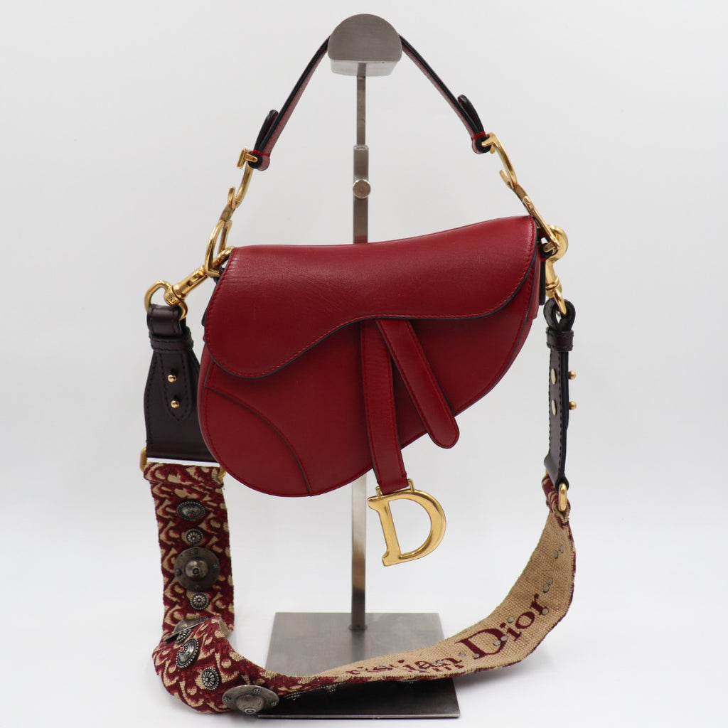 Christian Dior Saddle Bag Rot Small
