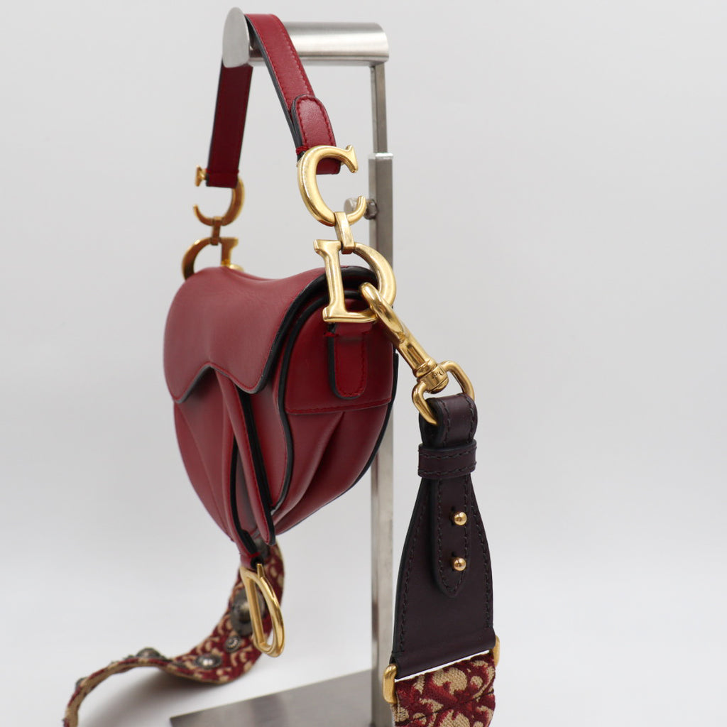 Christian Dior Saddle Bag Rot Small