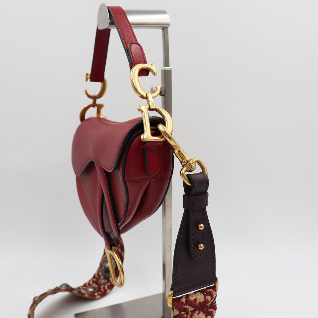 Christian Dior Saddle Bag Rot Small