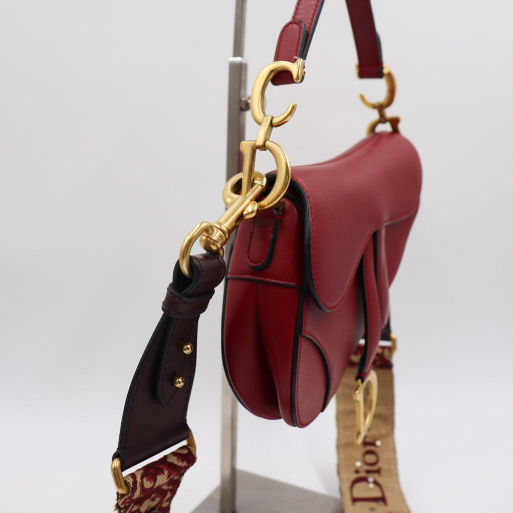 Christian Dior Saddle Bag Rot Small