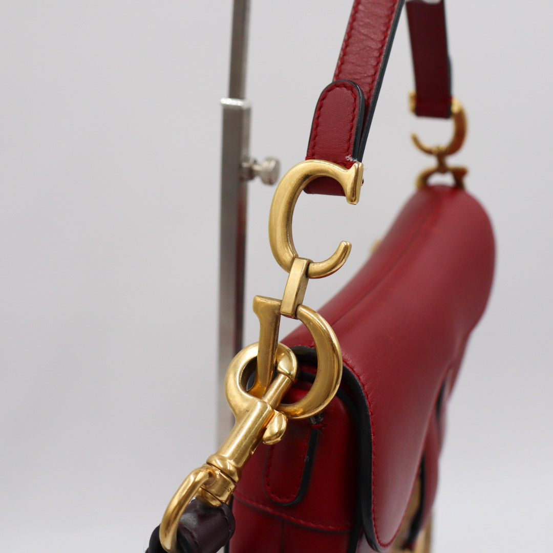 Christian Dior Saddle Bag Rot Small