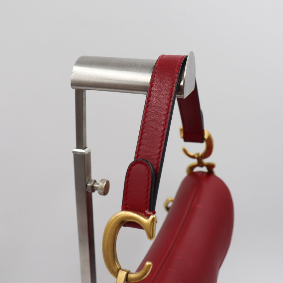 Christian Dior Saddle Bag Rot Small
