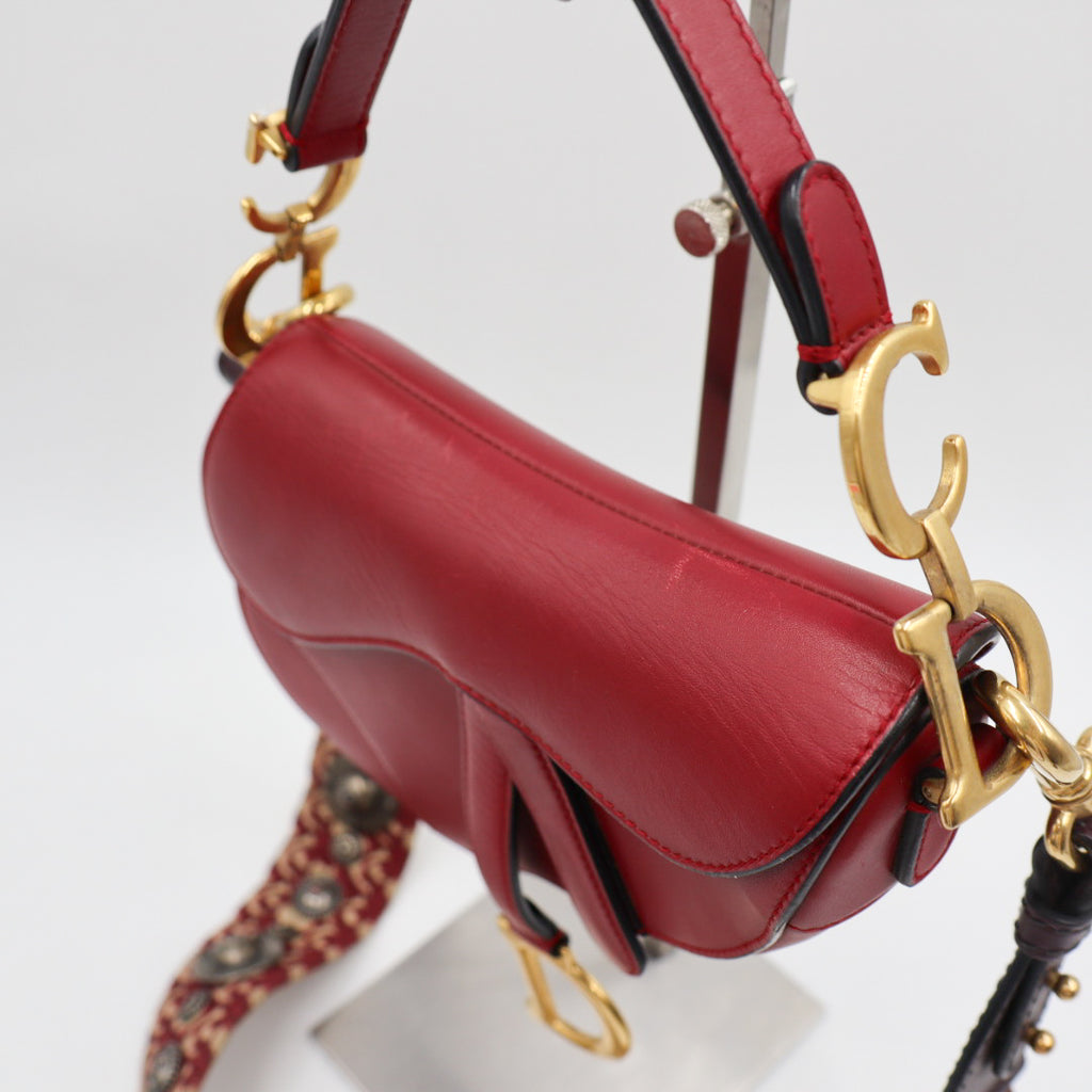 Christian Dior Saddle Bag Rot Small