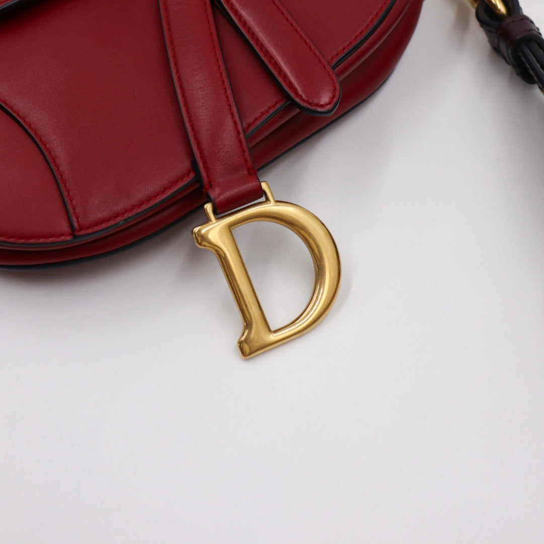 Christian Dior Saddle Bag Rot Small