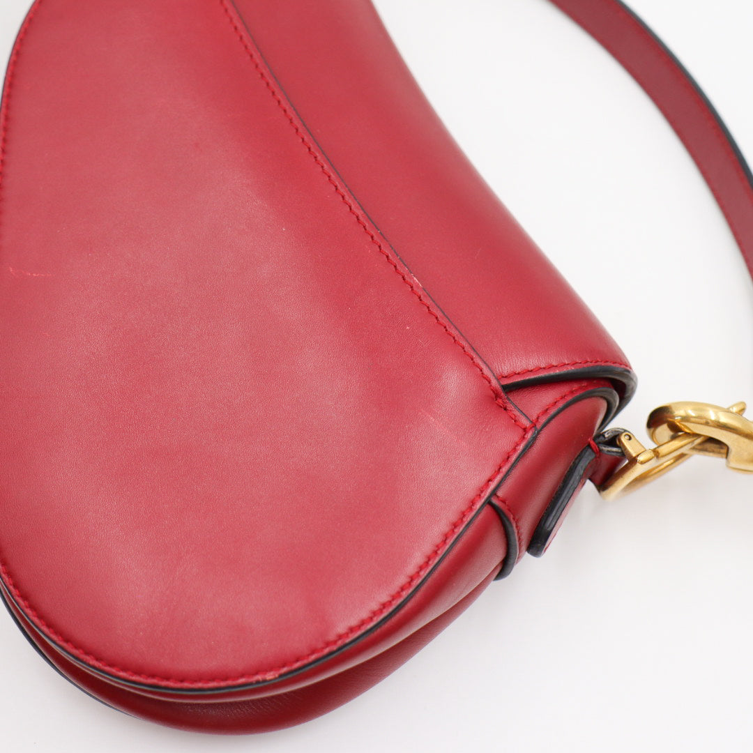 Christian Dior Saddle Bag Rot Small