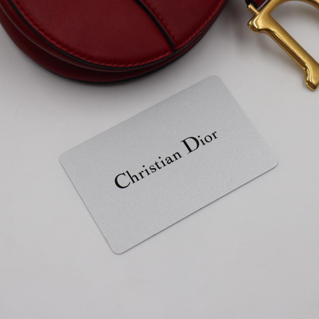 Christian Dior Saddle Bag Rot Small