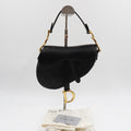 Christian Dior Saddle Bag Schwarz Small
