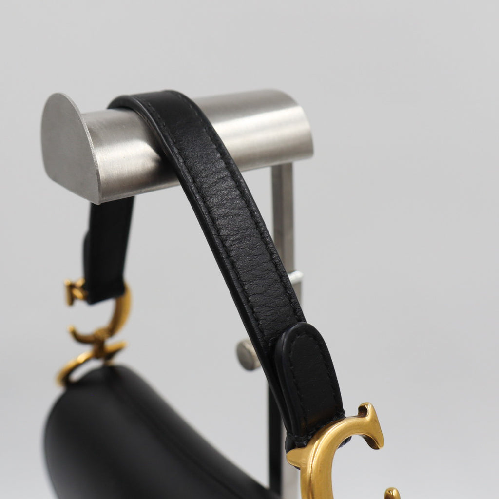 Christian Dior Saddle Bag Schwarz Small